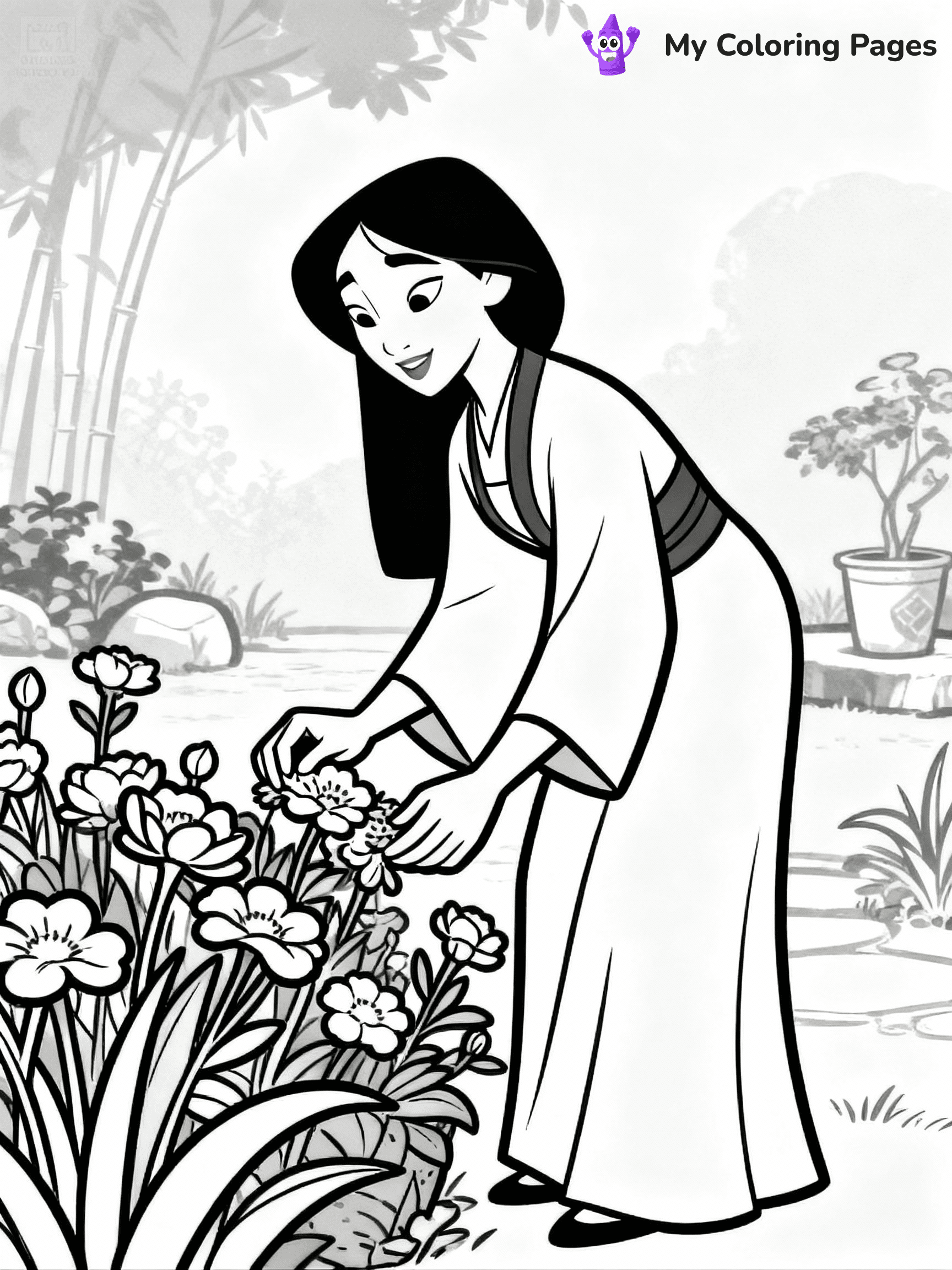 Mulan Coloring Pages - 5