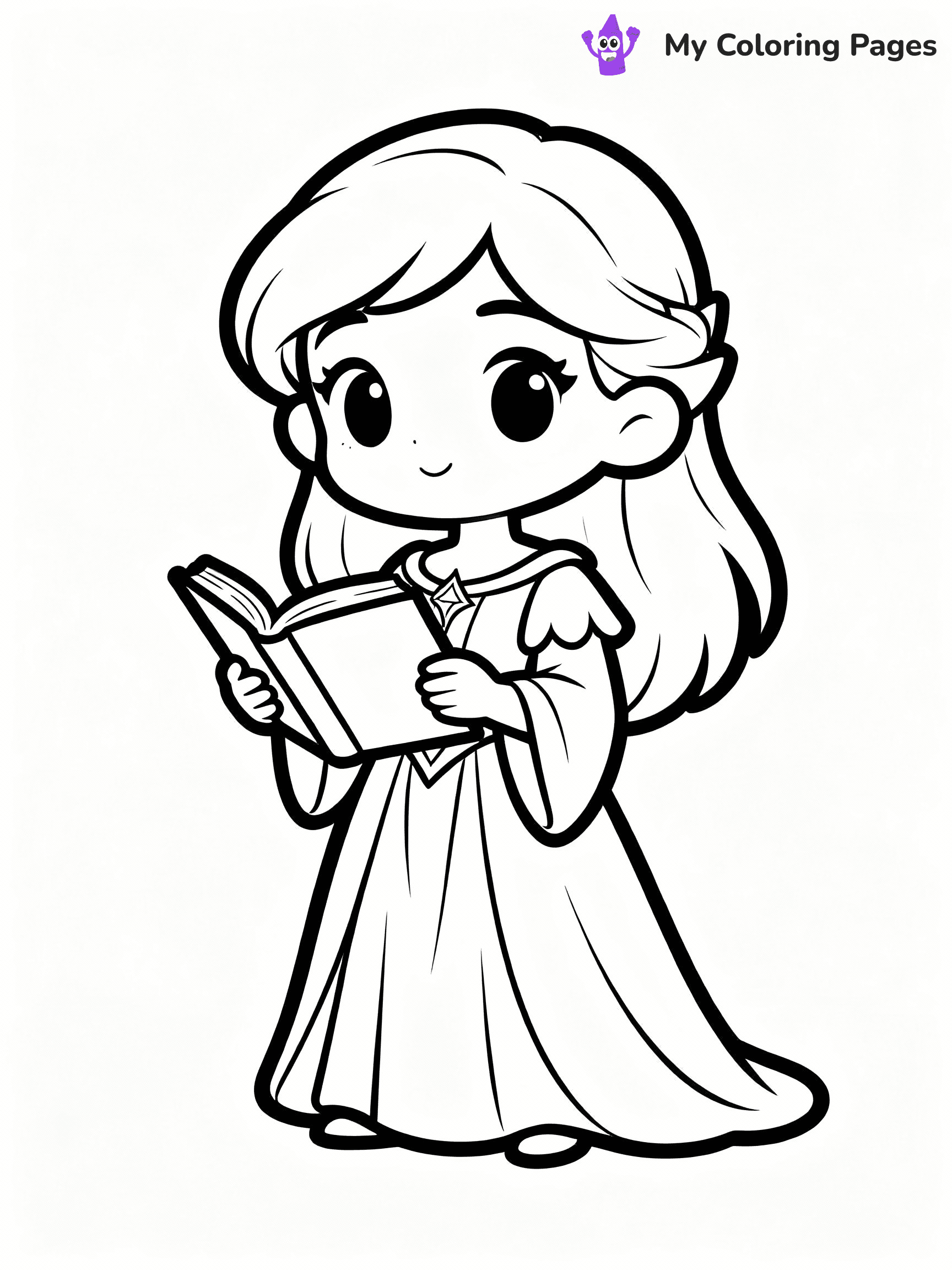 Chibi Coloring Pages - 19