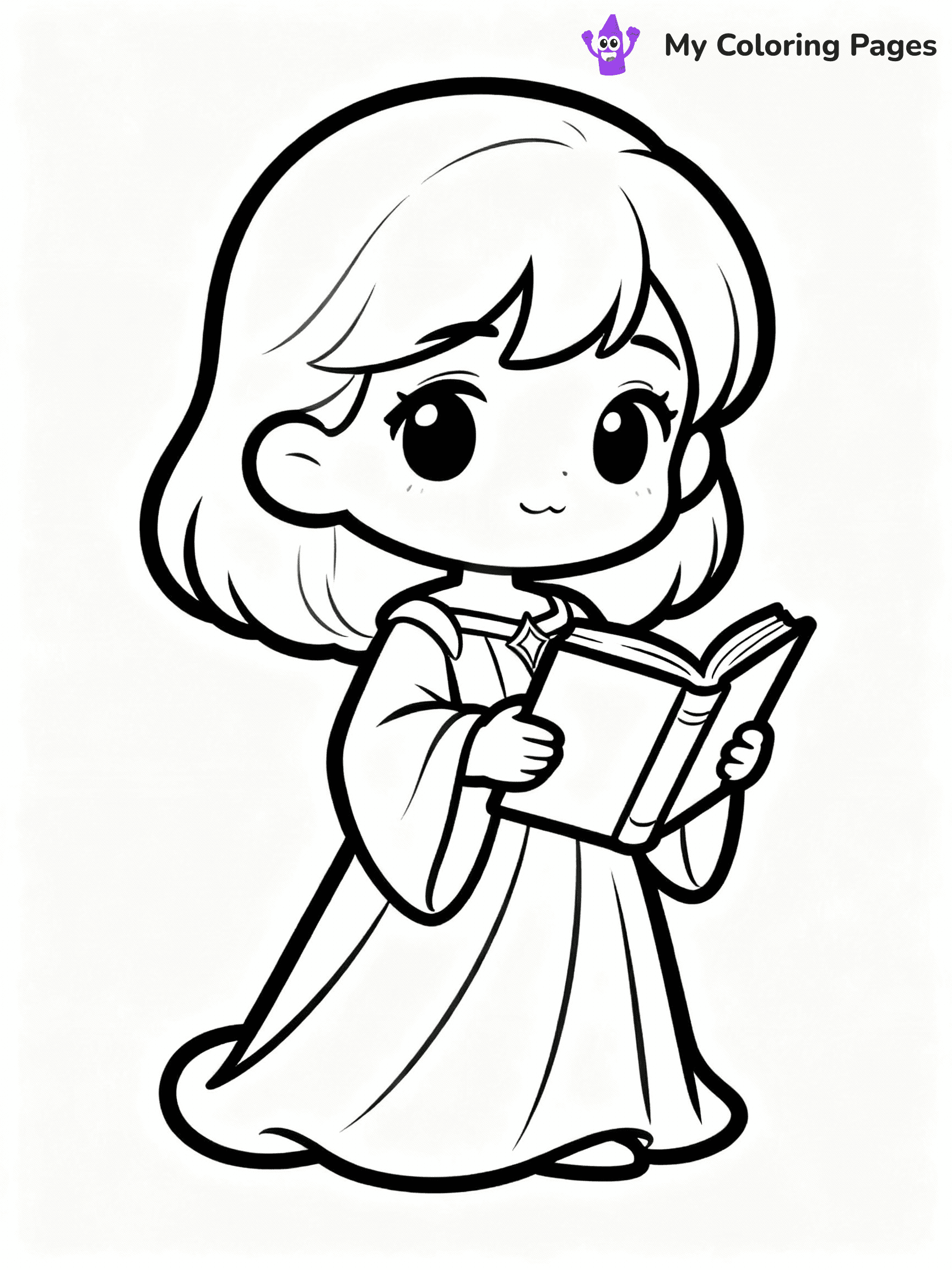 Chibi Coloring Pages - 17