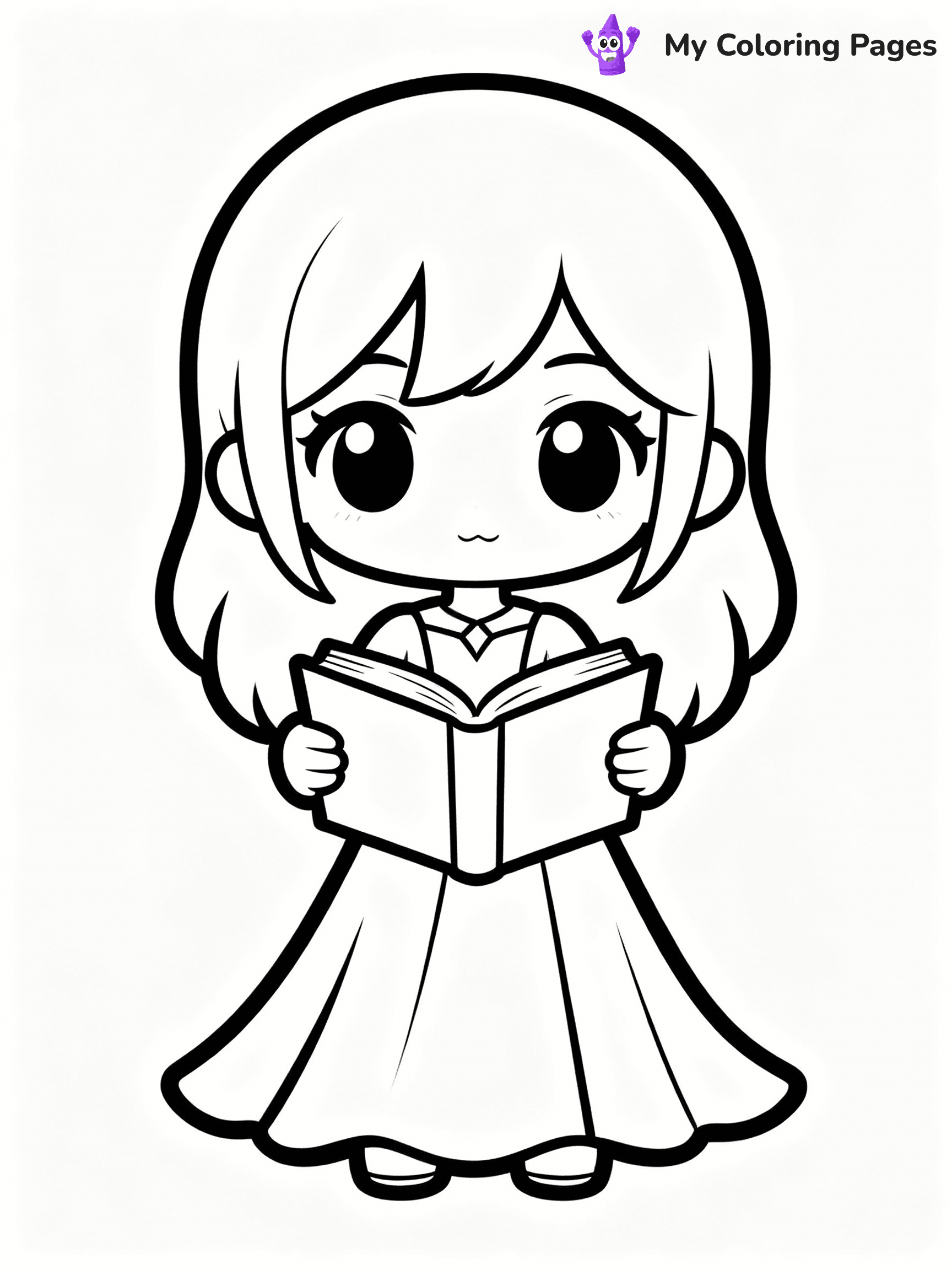 Chibi Coloring Pages - 16