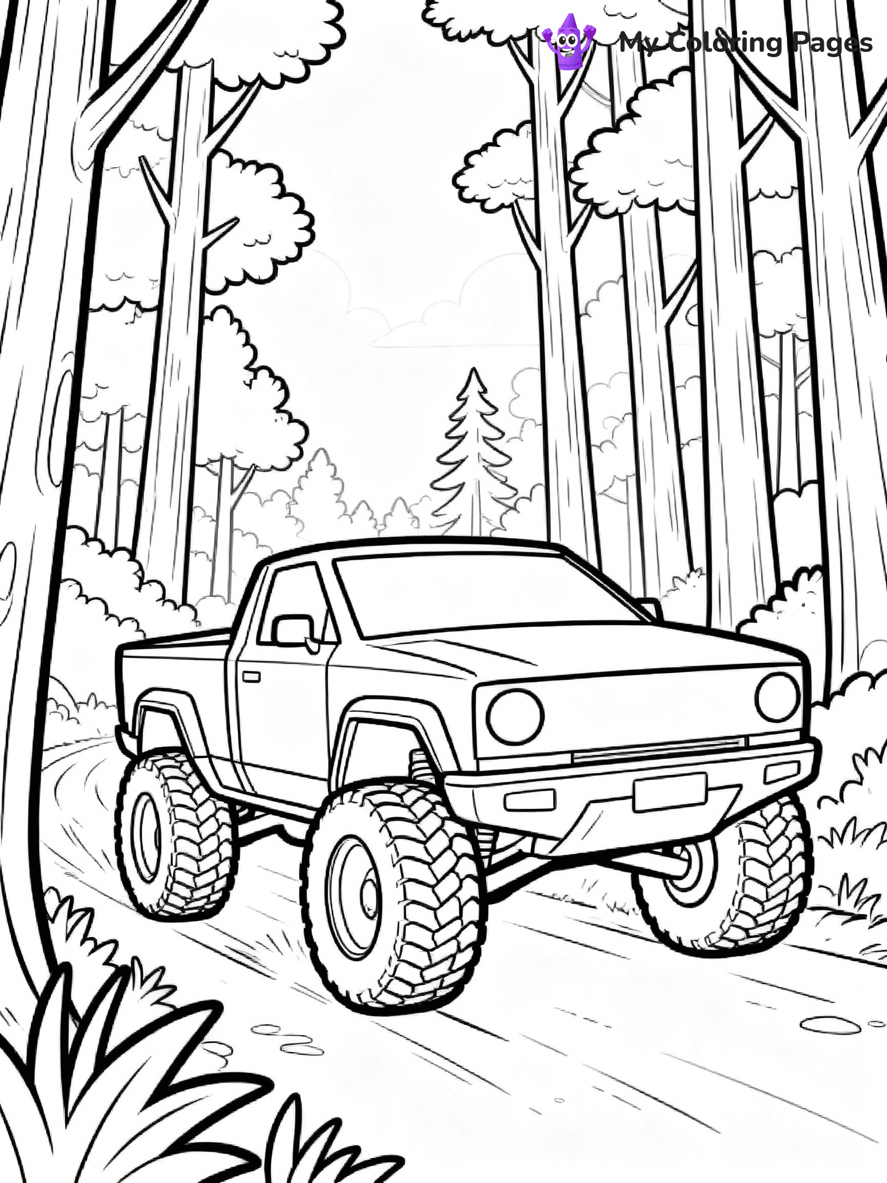 Cybertruck Coloring Pages - 26