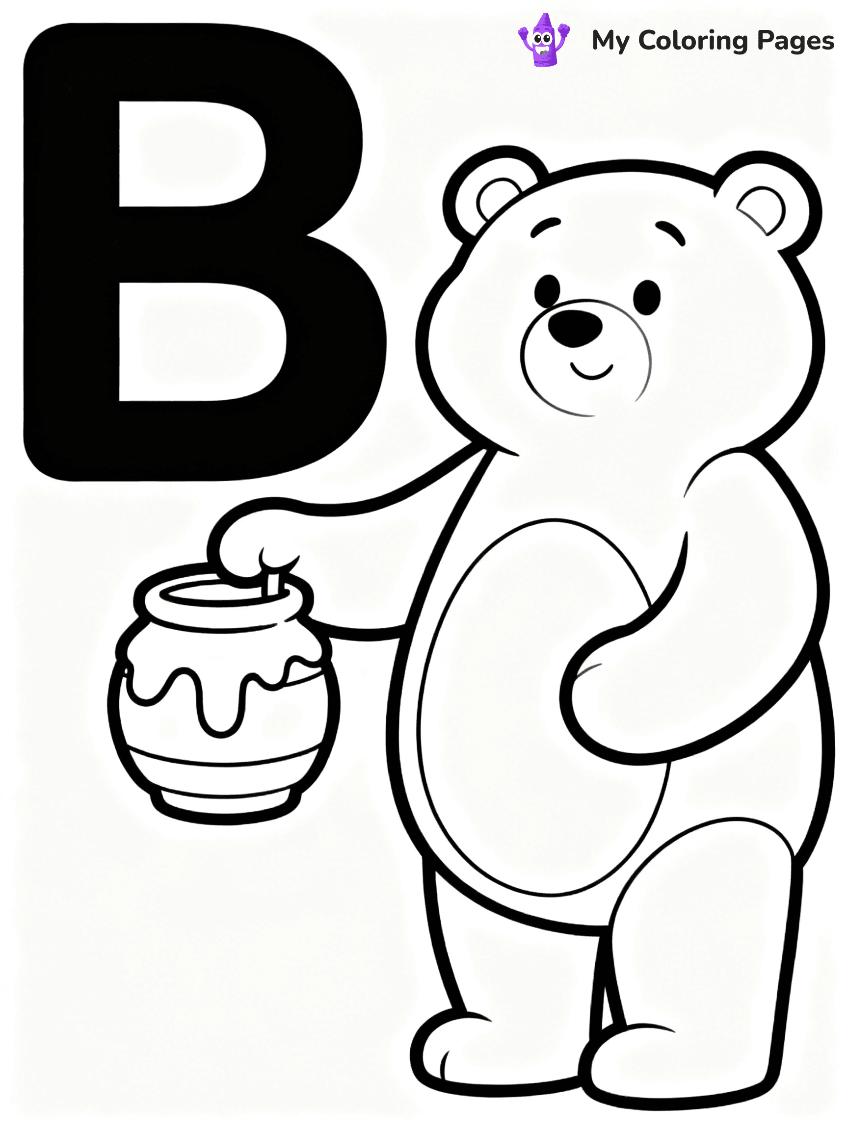 Letter B Coloring Pages - 42