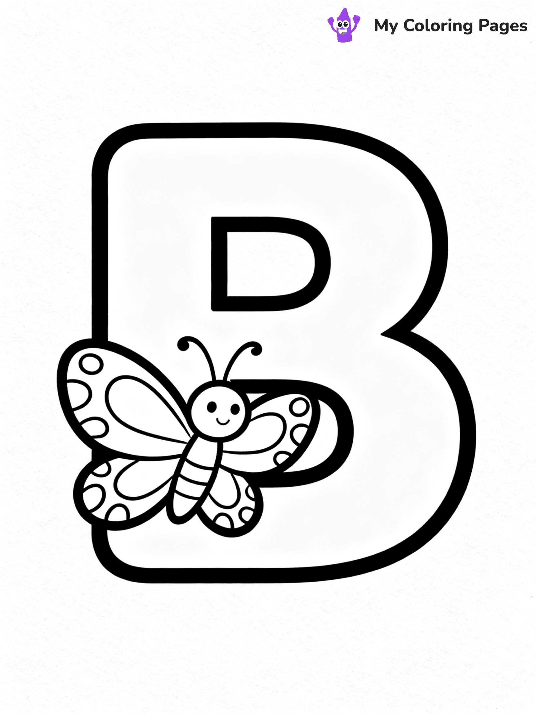 Letter B Coloring Pages - 35