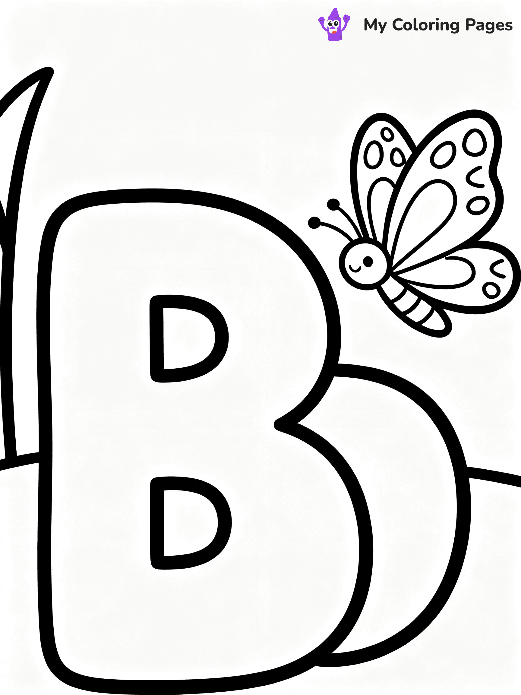Letter B Coloring Pages - 33