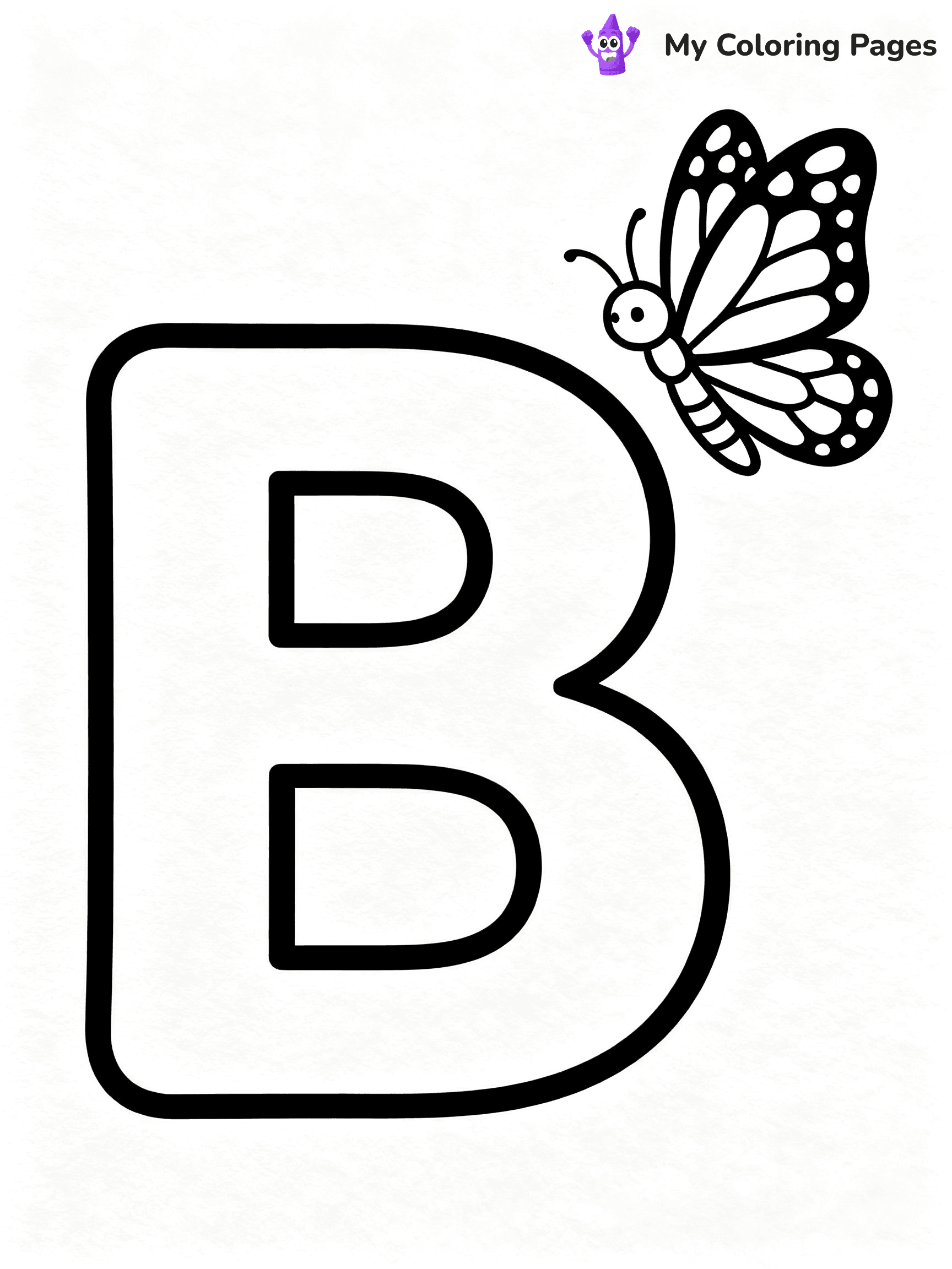 Letter B Coloring Pages - 30