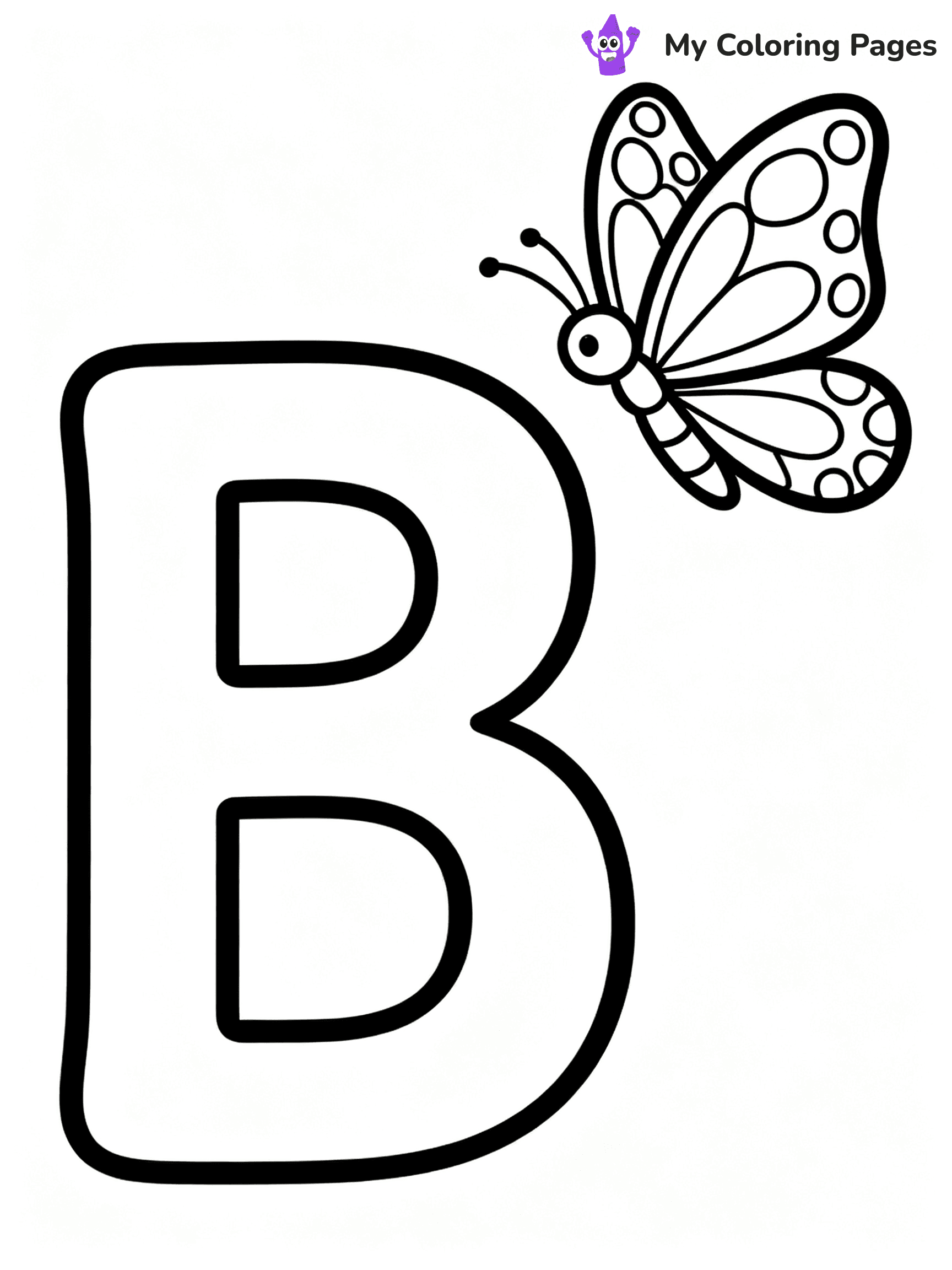 Letter B Coloring Pages - 29