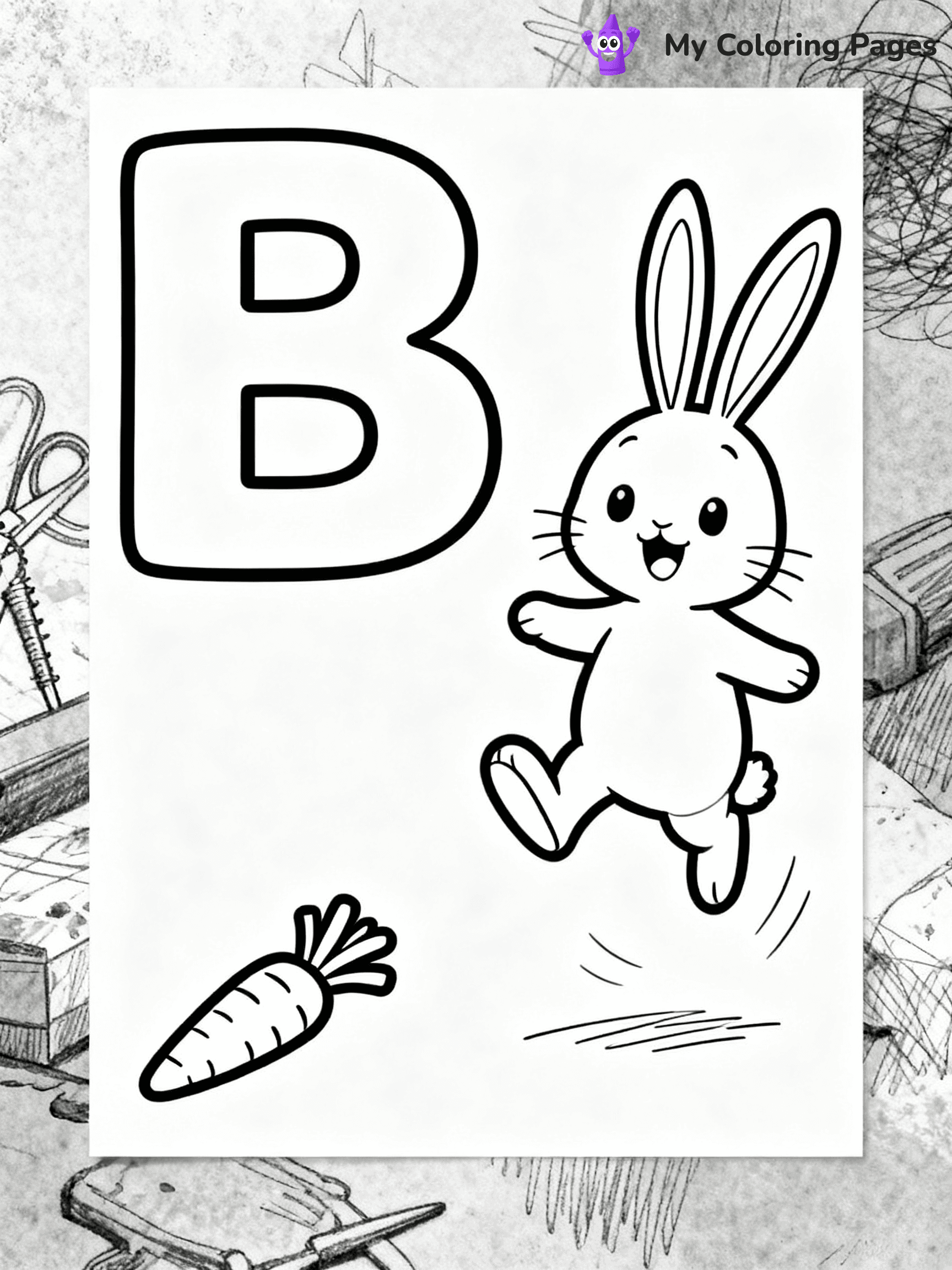 Letter B Coloring Pages - 24