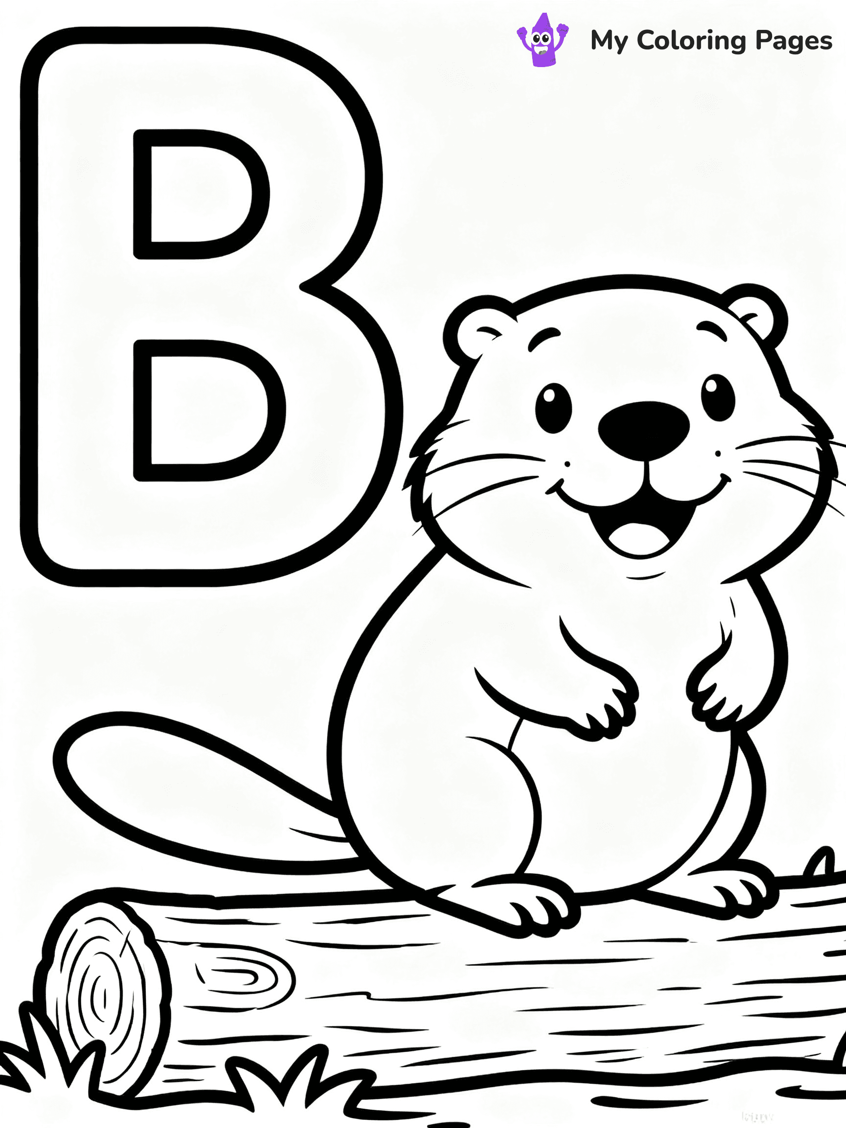 Letter B Coloring Pages - 20