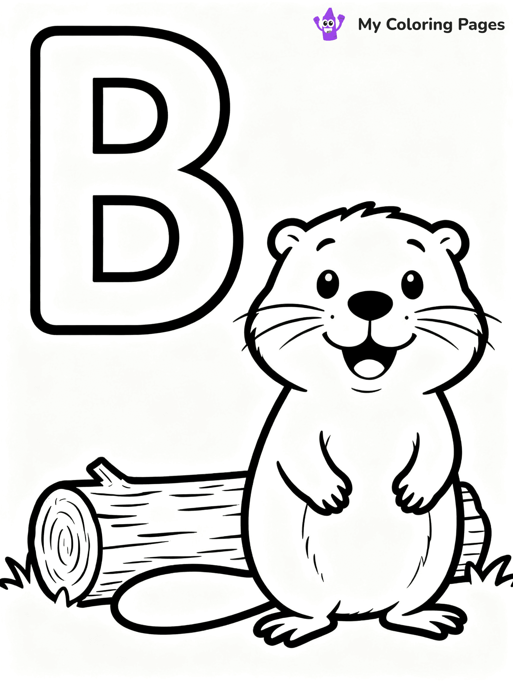 Letter B Coloring Pages - 19
