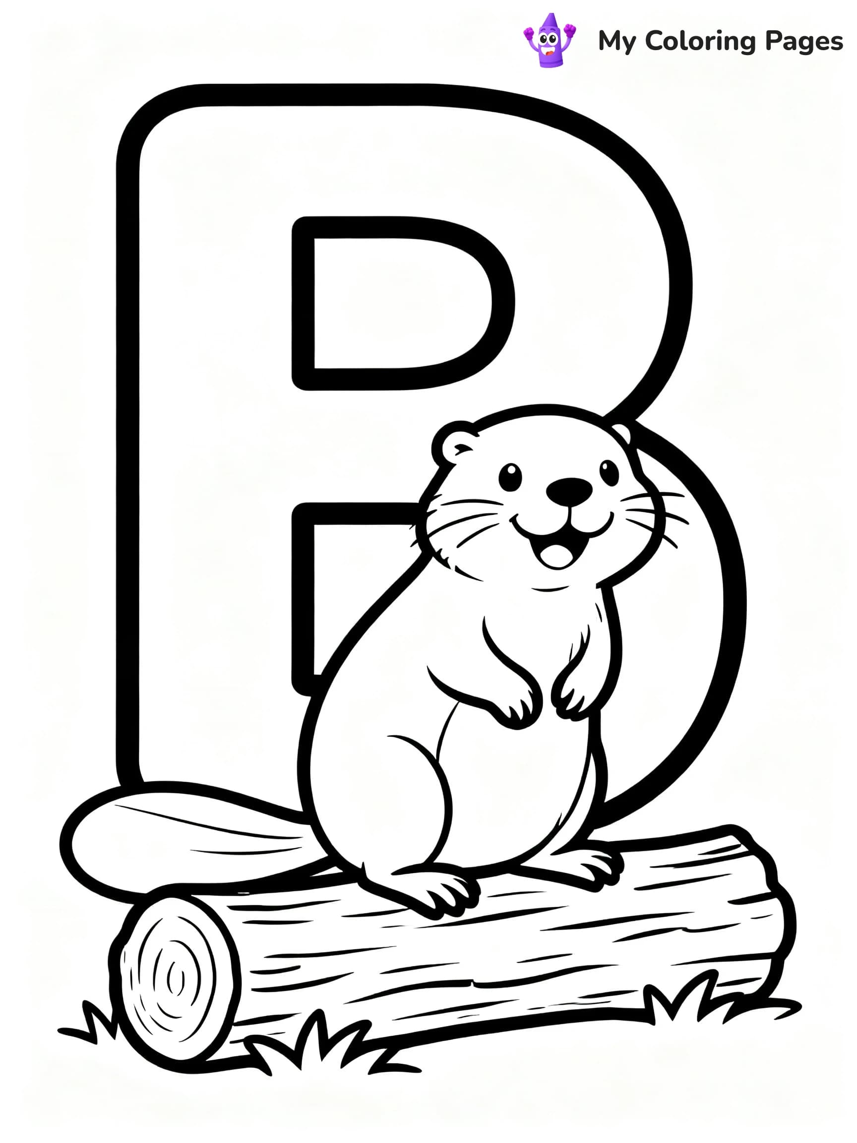 Letter B Coloring Pages - 17