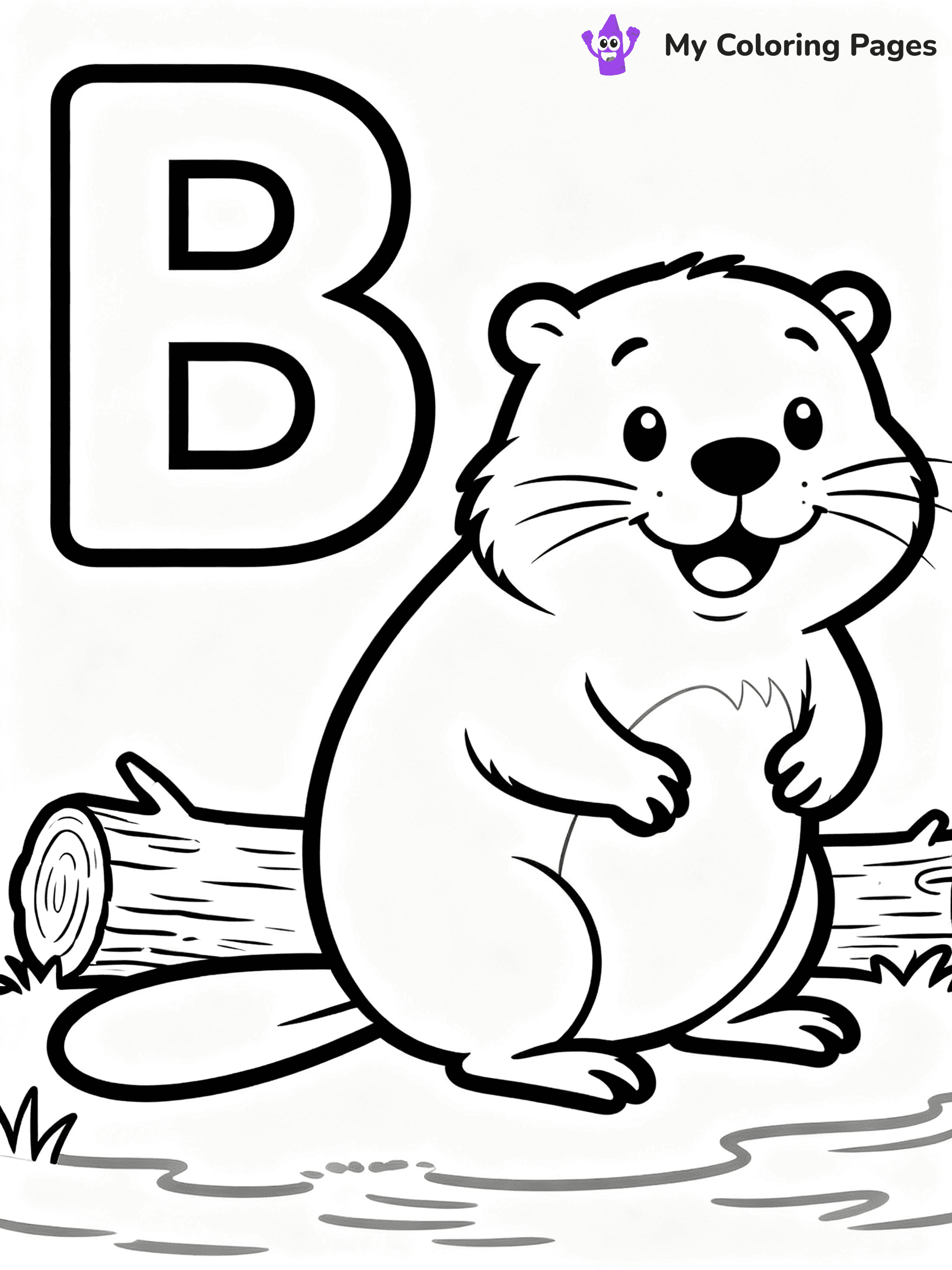 Letter B Coloring Pages - 16