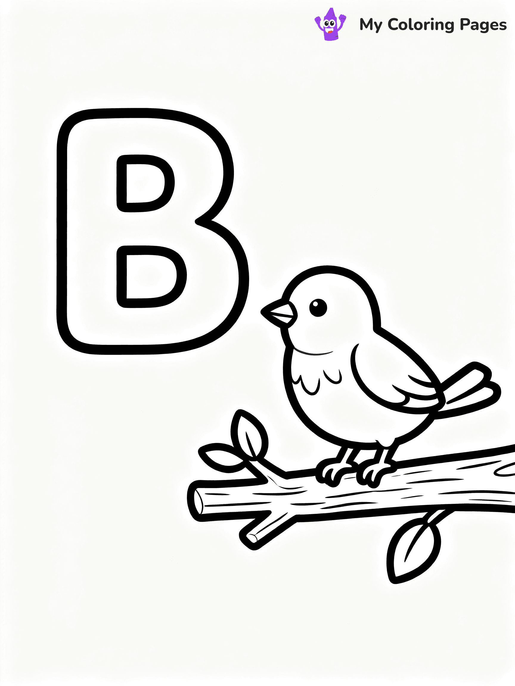 Letter B Coloring Pages - 14