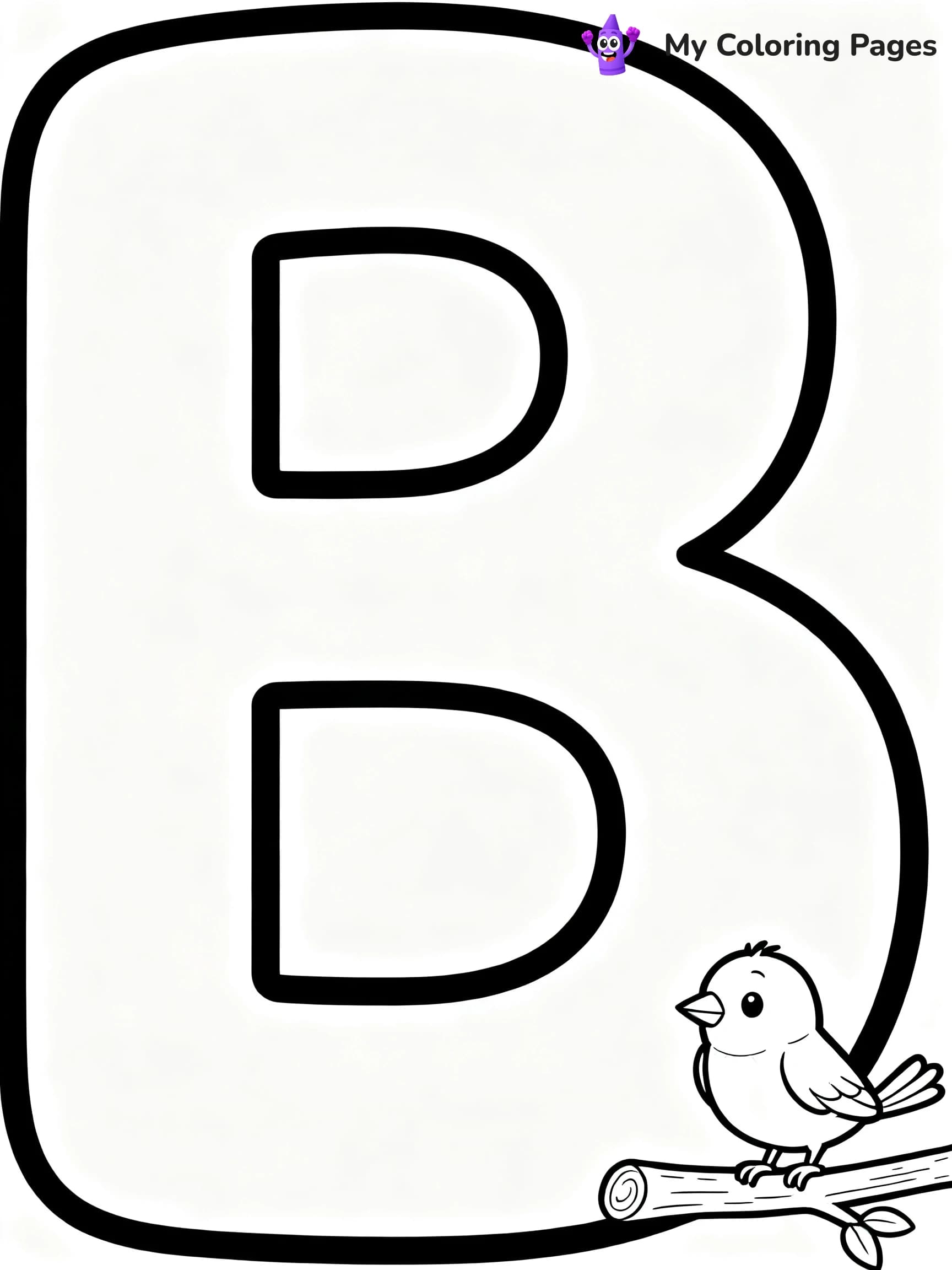 Letter B Coloring Pages - 13