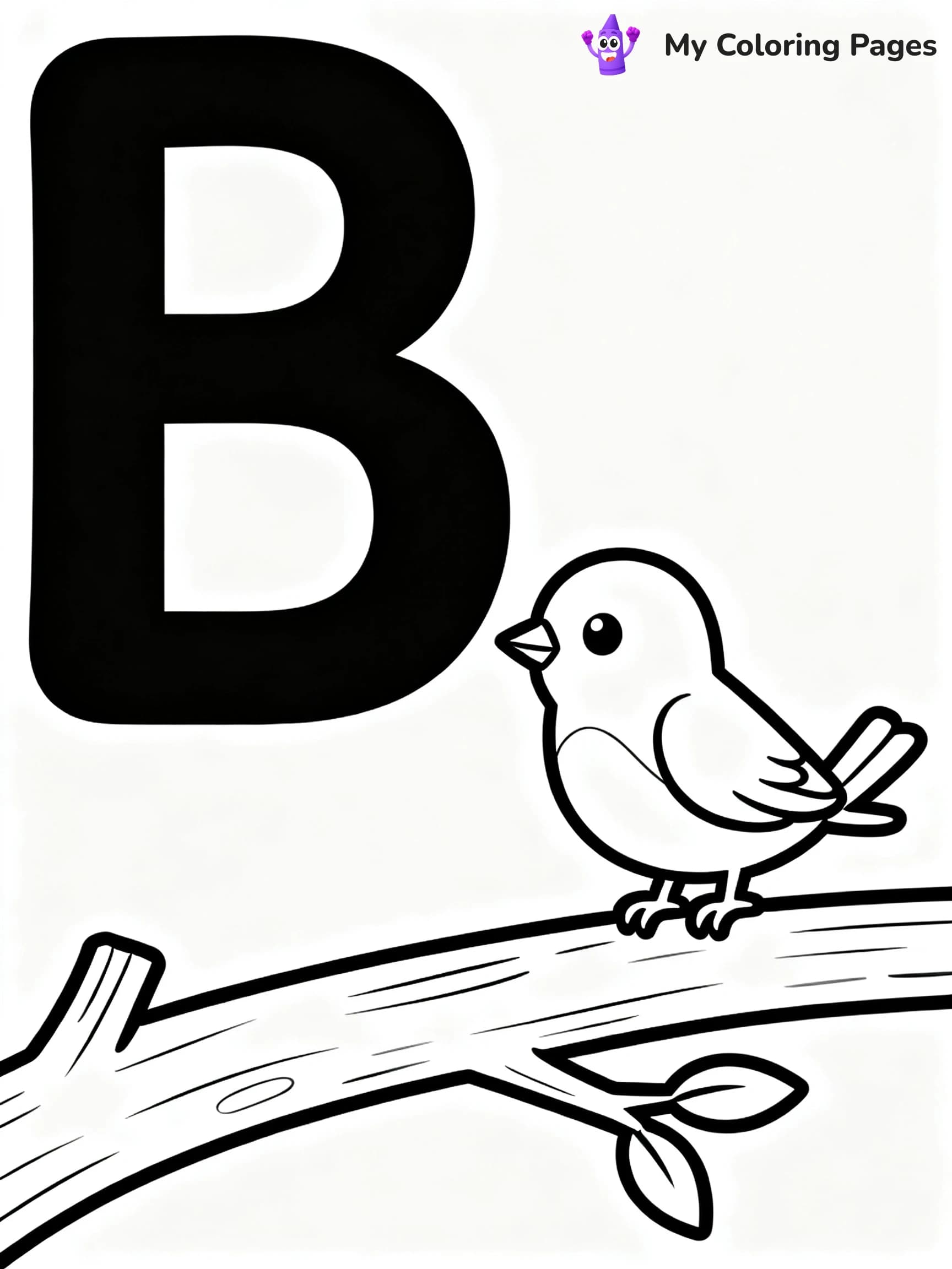 Letter B Coloring Pages - 12