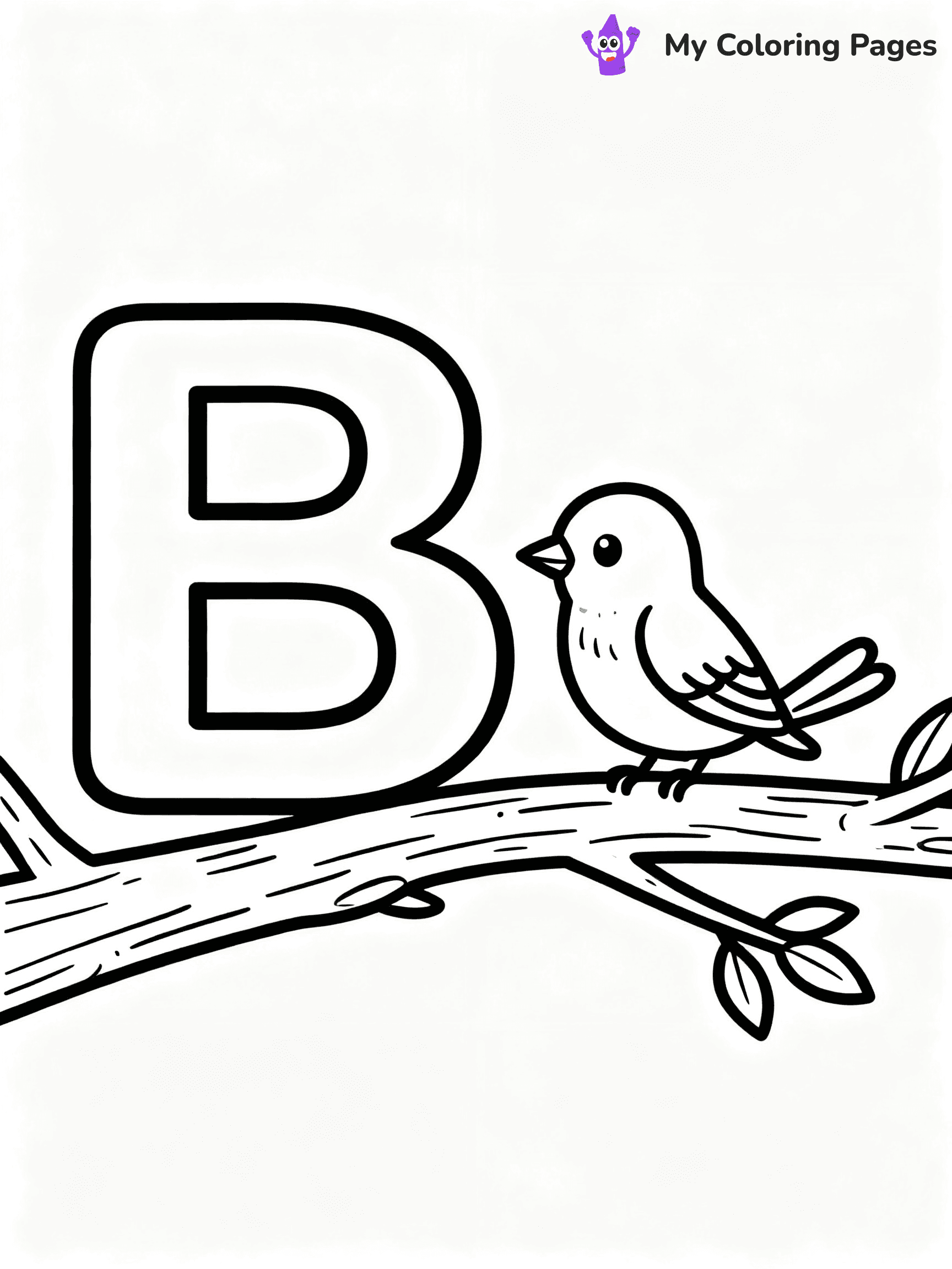 Letter B Coloring Pages - 11