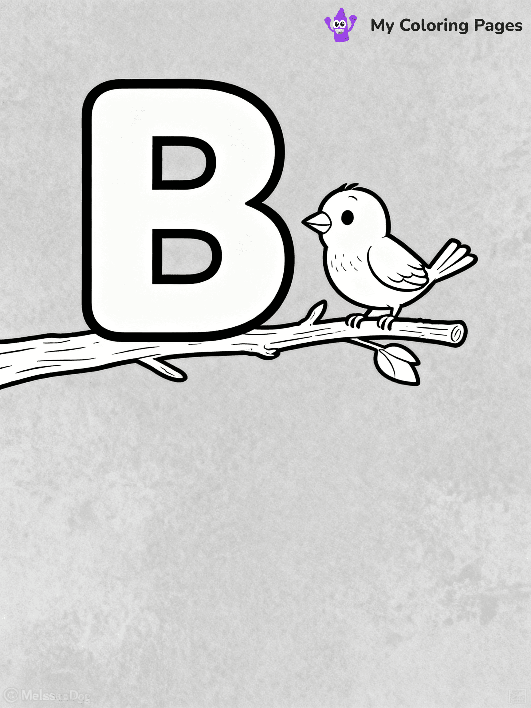 Letter B Coloring Pages - 10
