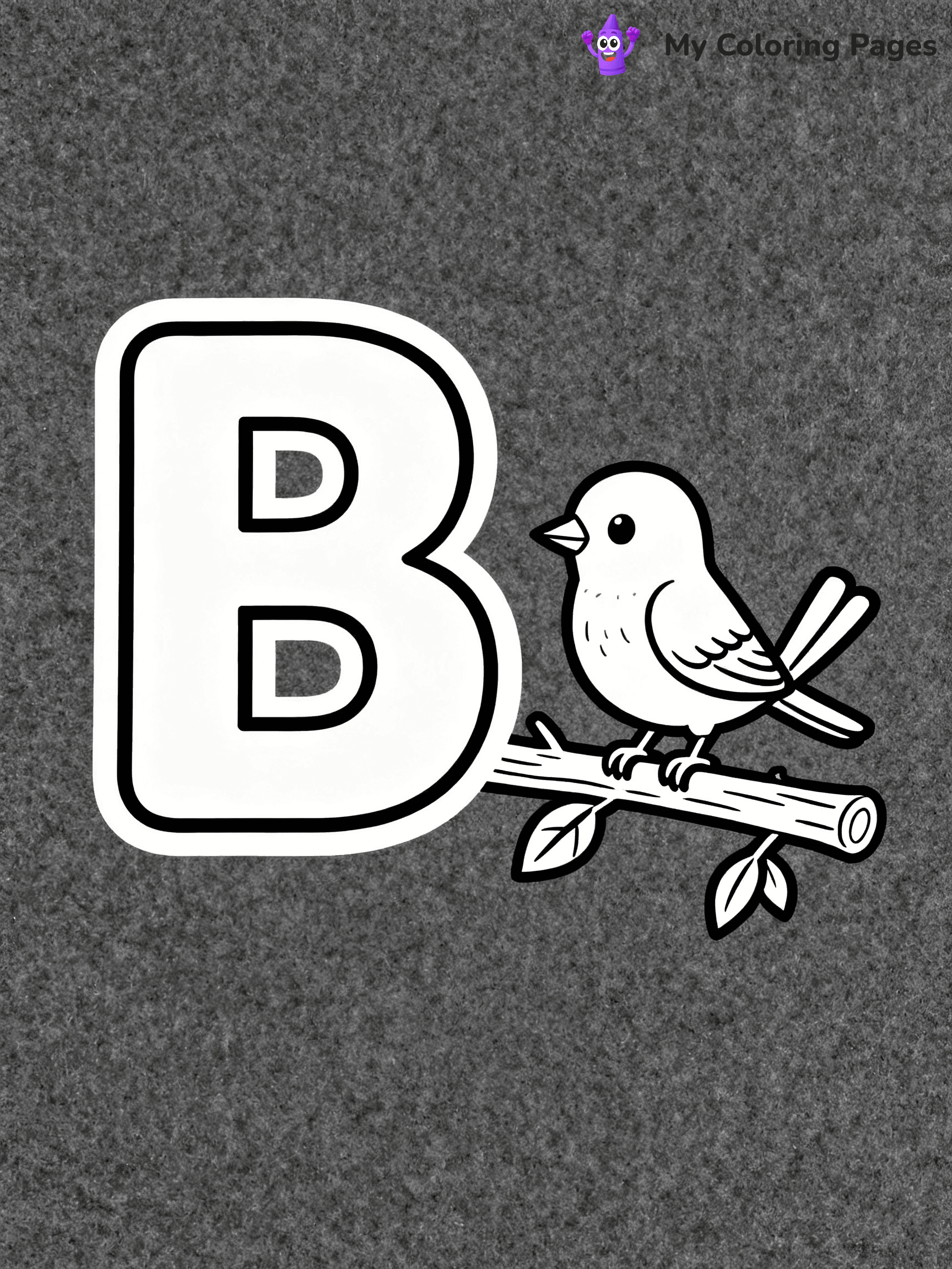 Letter B Coloring Pages - 8