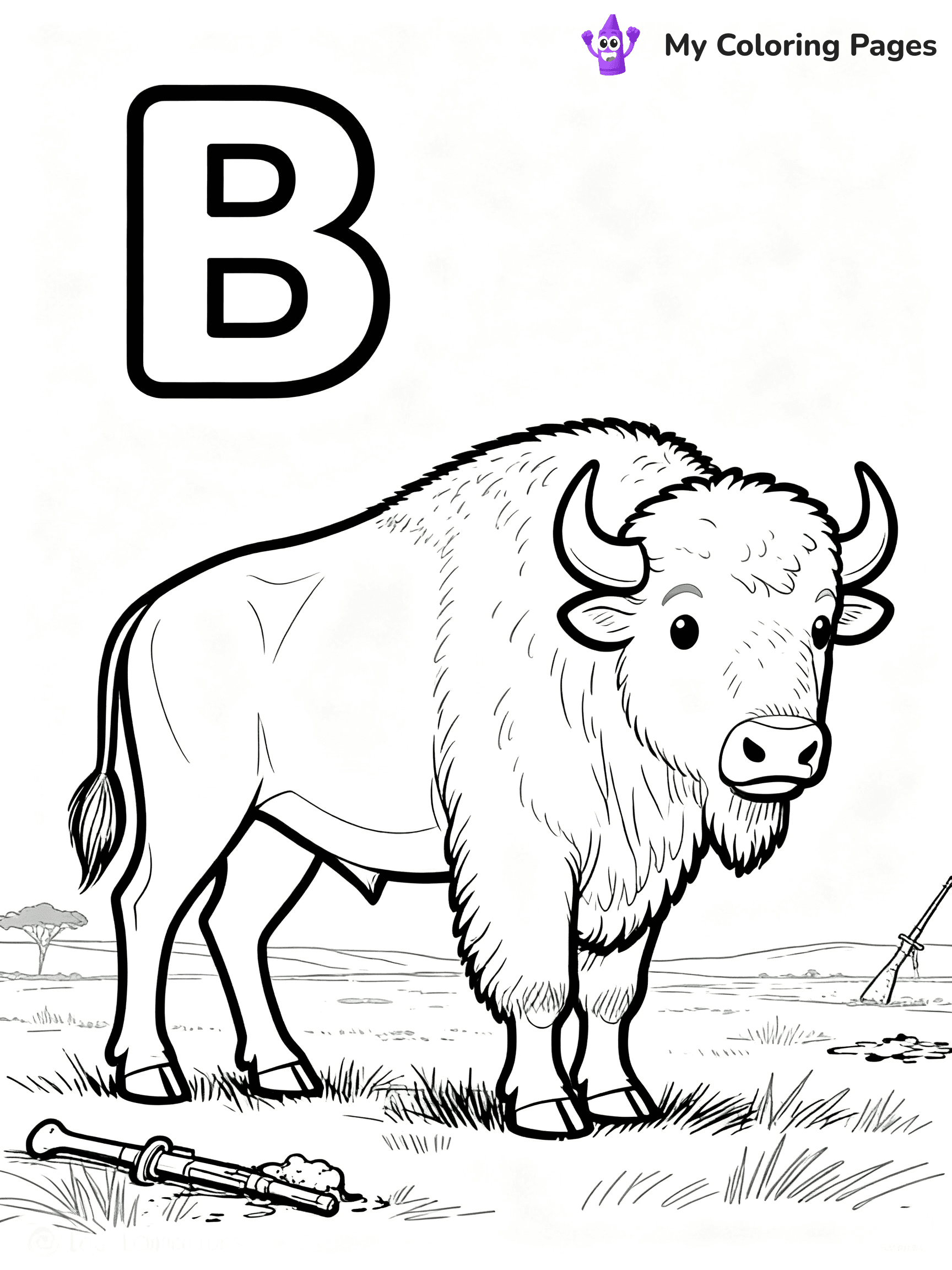 Letter B Coloring Pages - 7