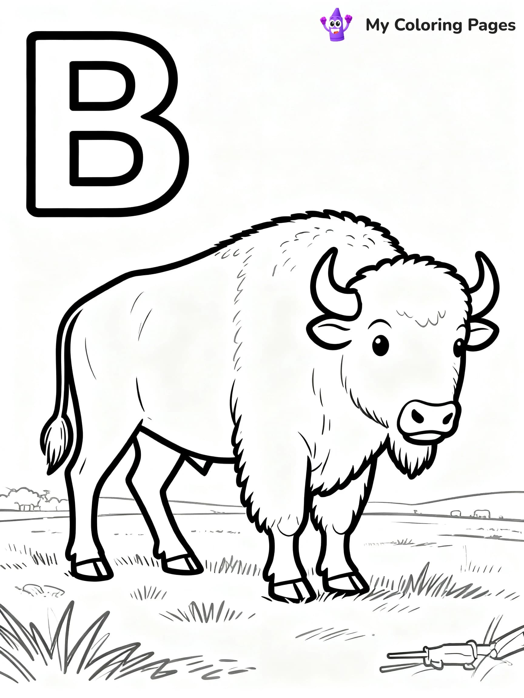 Letter B Coloring Pages - 6