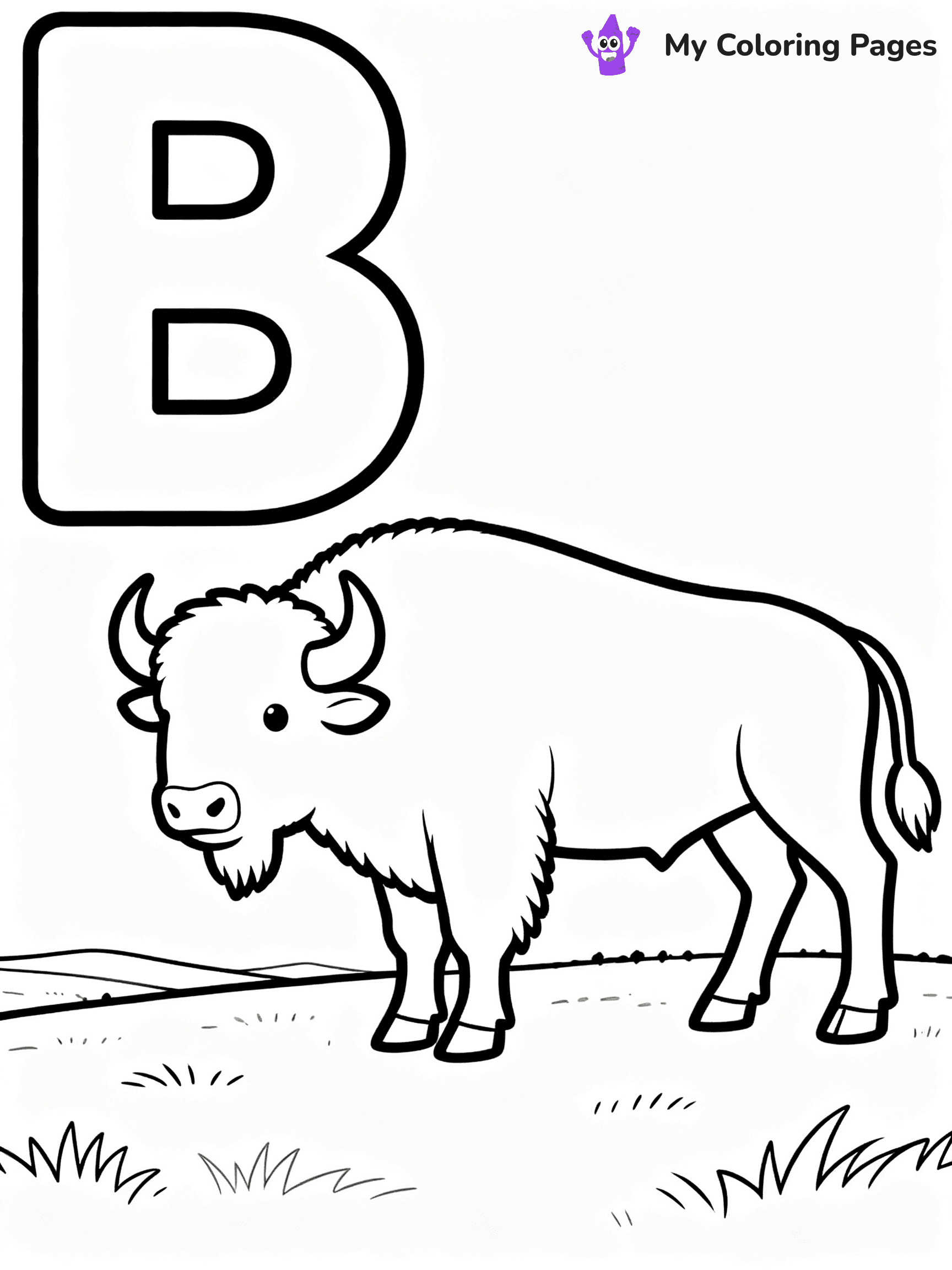 Letter B Coloring Pages - 5