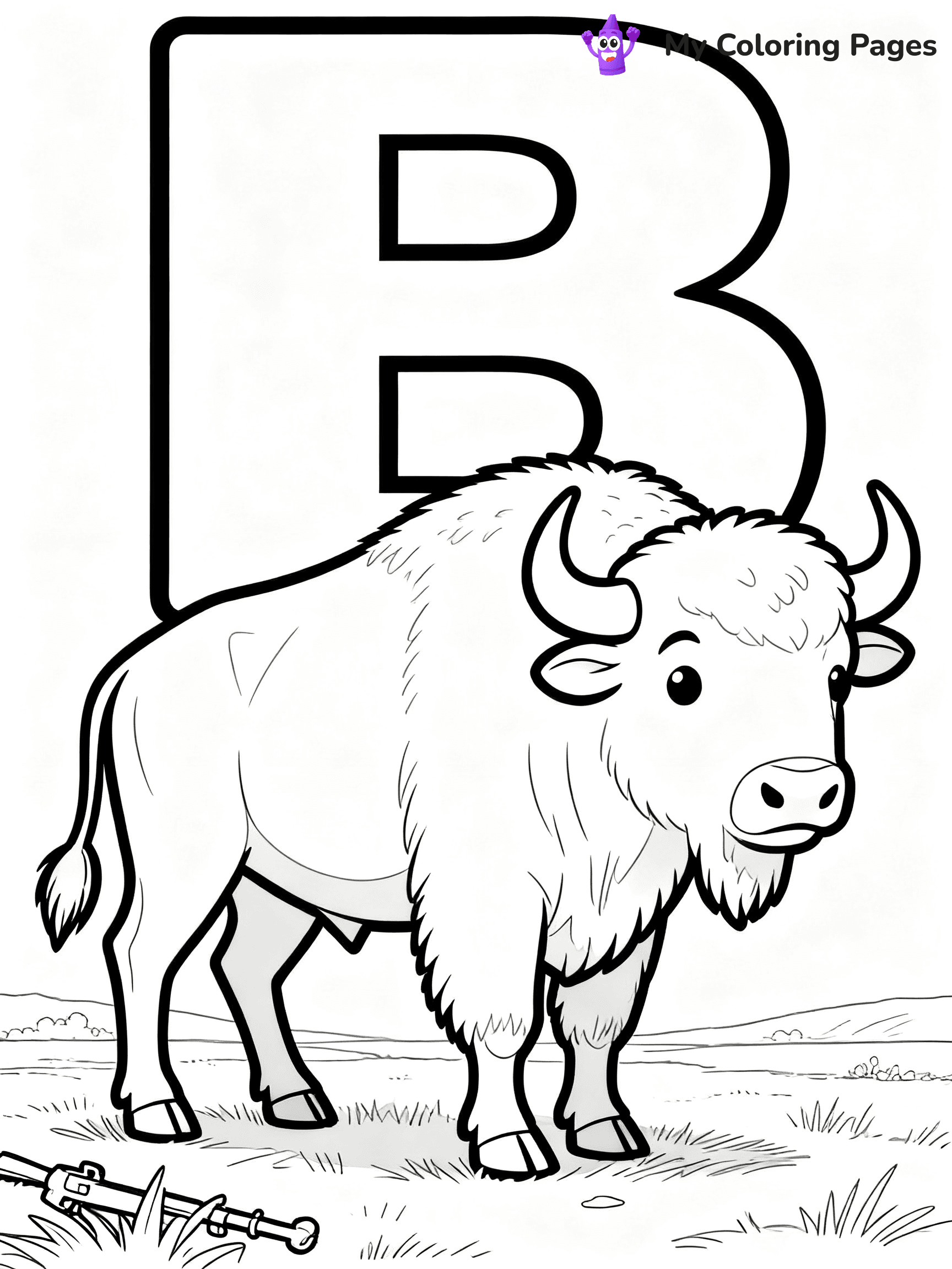 Letter B Coloring Pages - 4