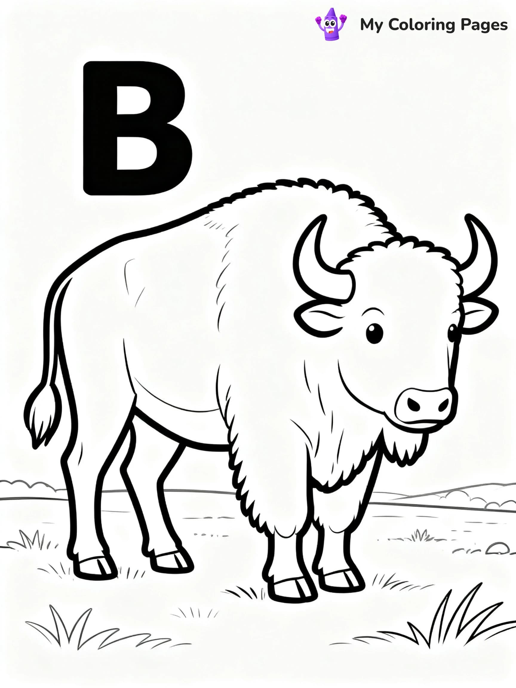 Letter B Coloring Pages - 3