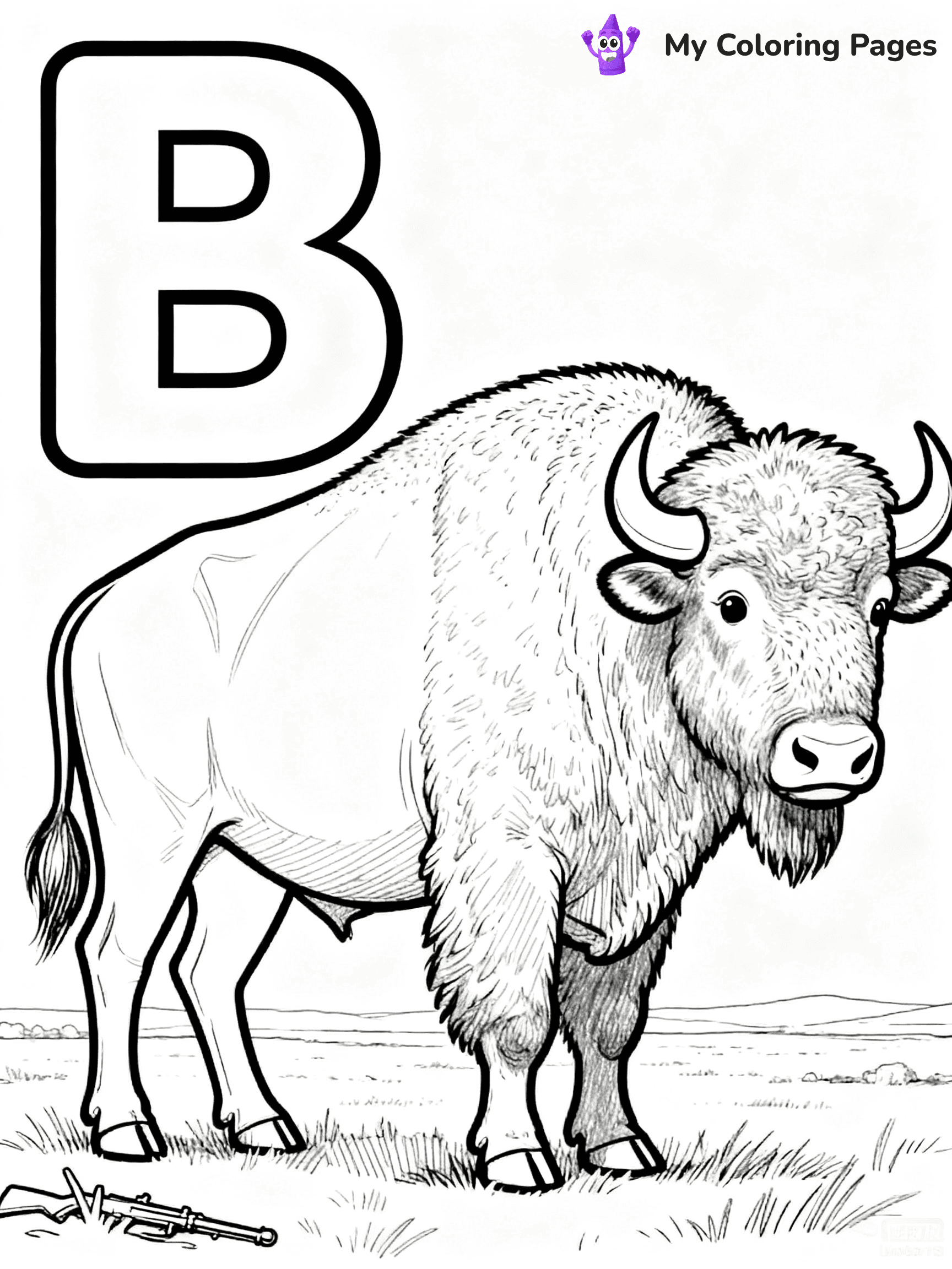 Letter B Coloring Pages - 2