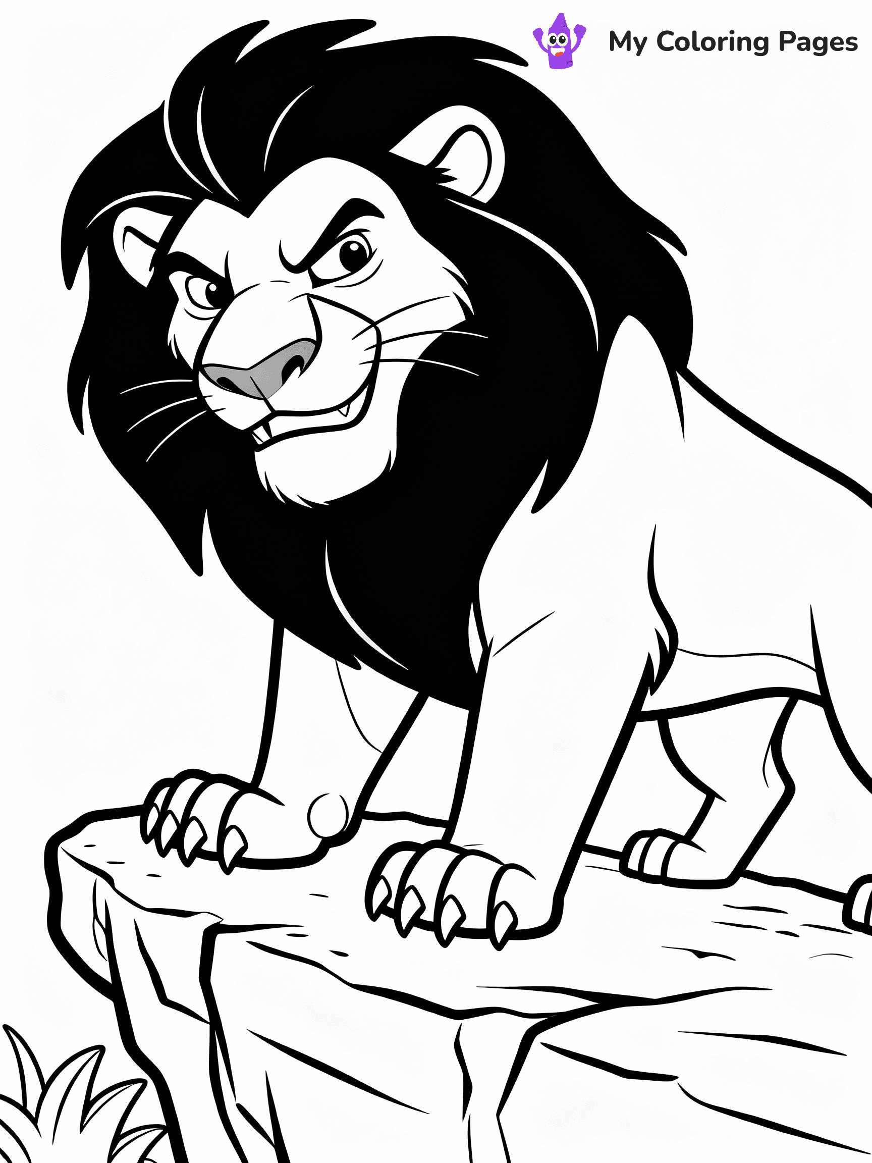 Lion King Coloring Pages - 25