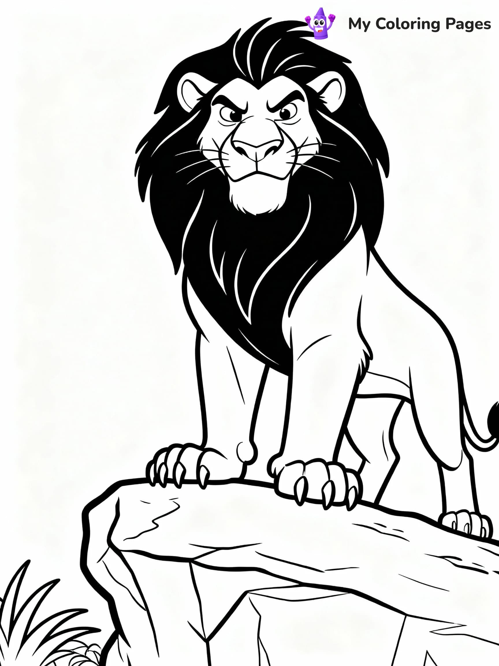 Lion King Coloring Pages - 23