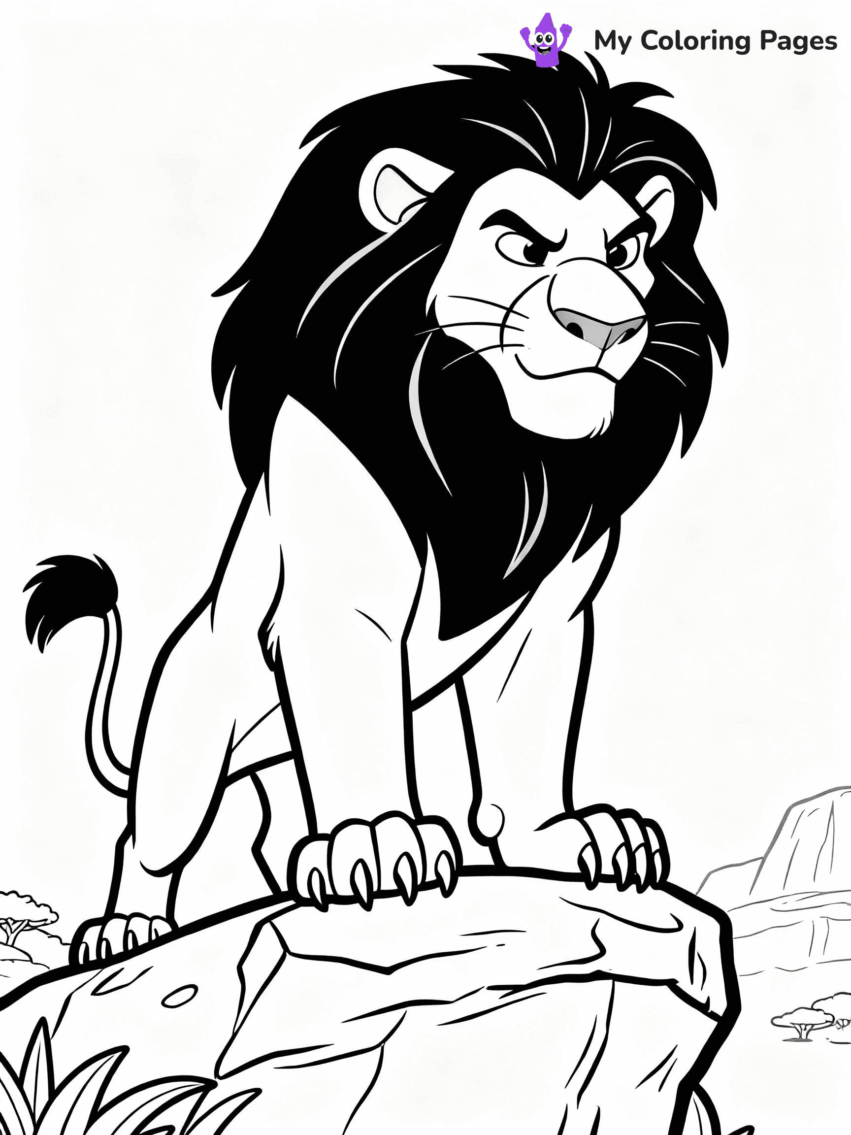 Lion King Coloring Pages - 22