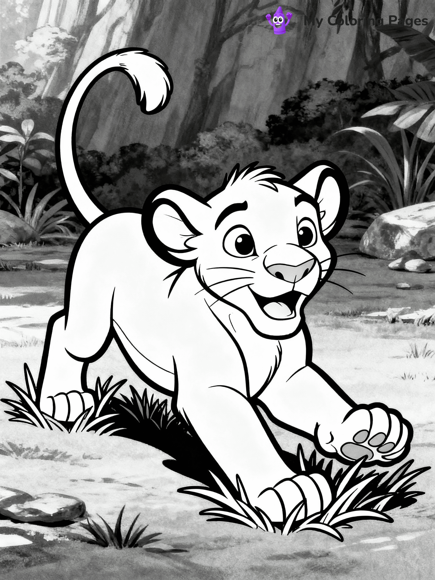 Lion King Coloring Pages - 16