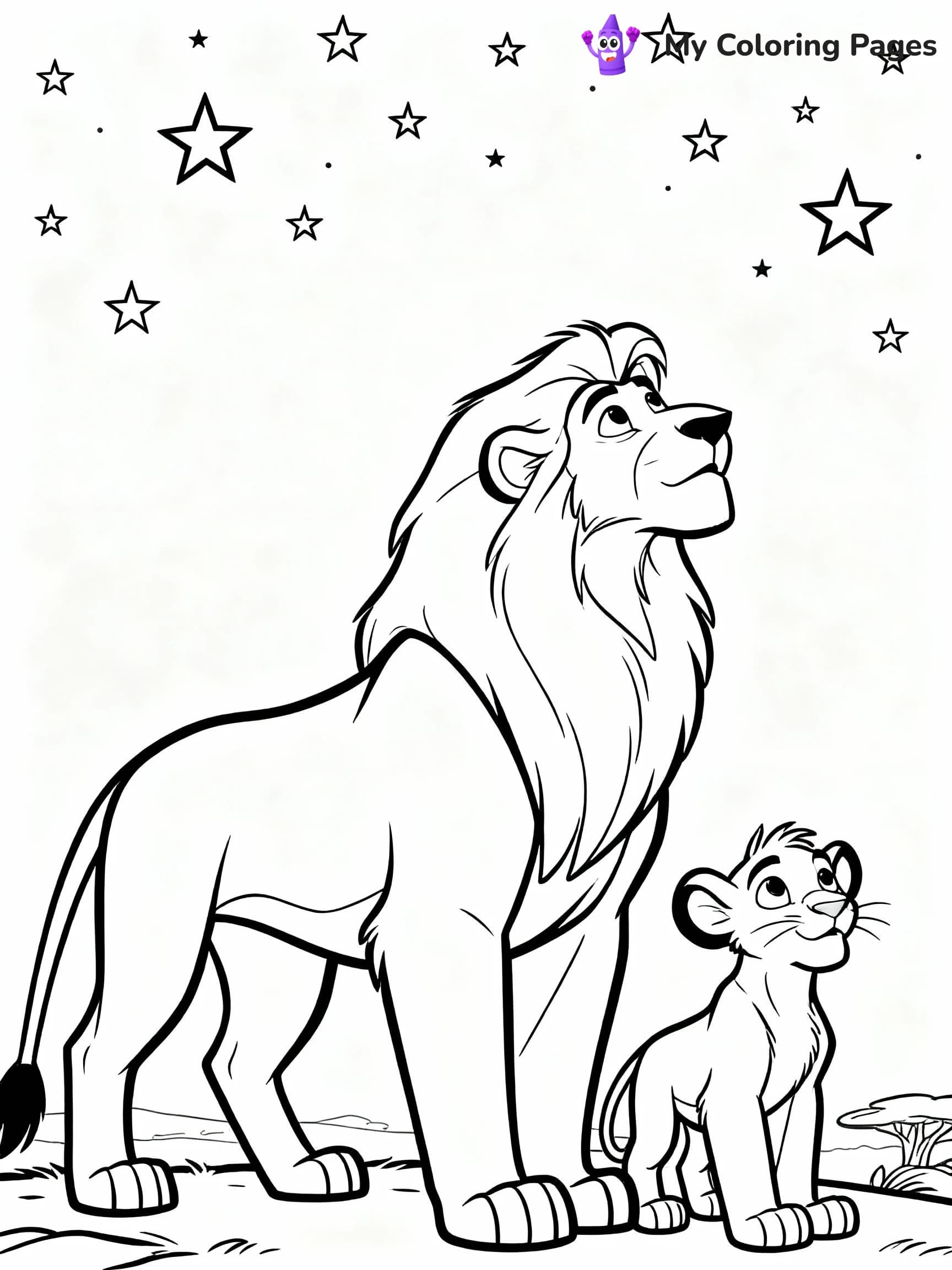 Lion King Coloring Pages - 14