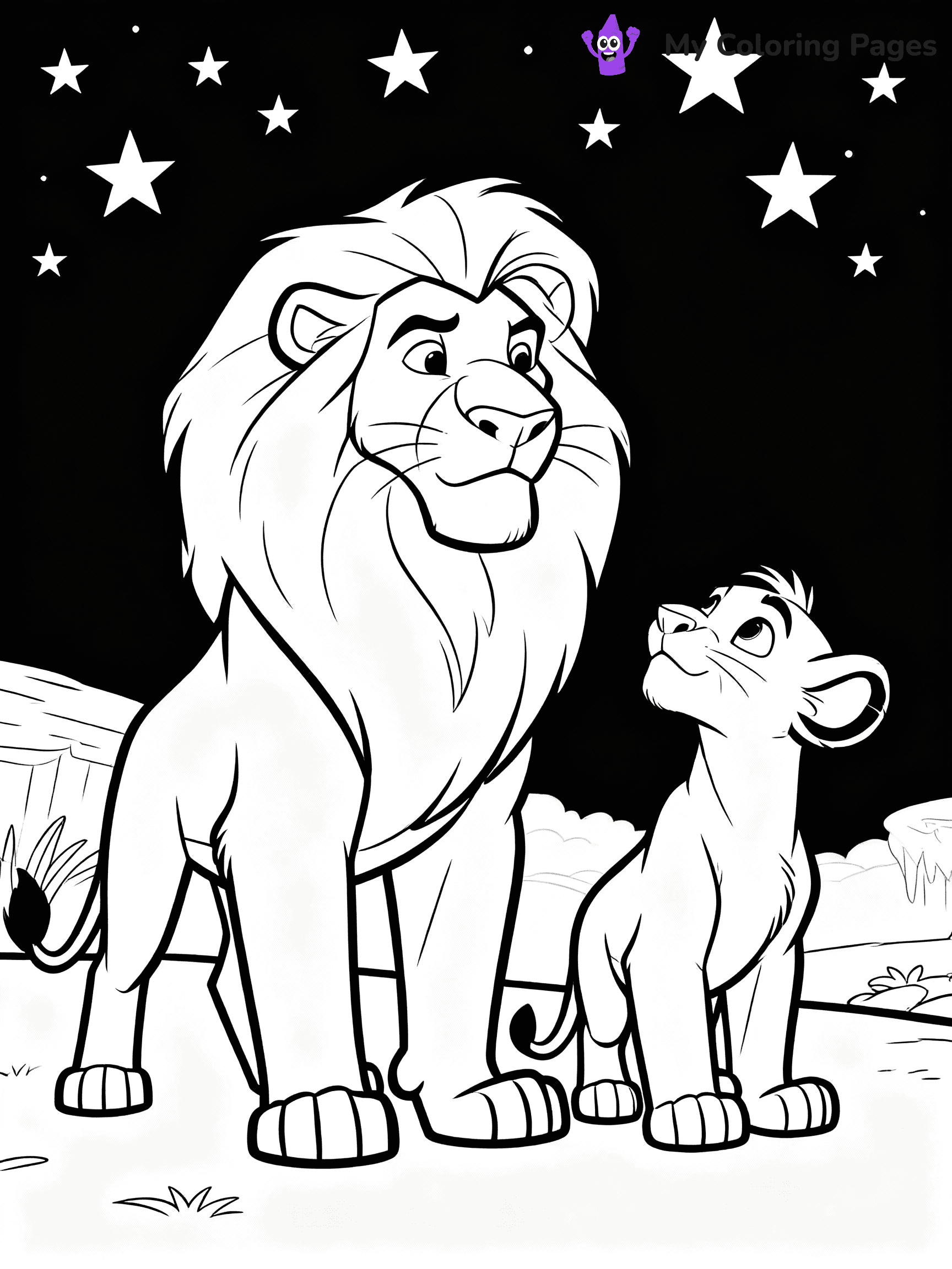 Lion King Coloring Pages - 12