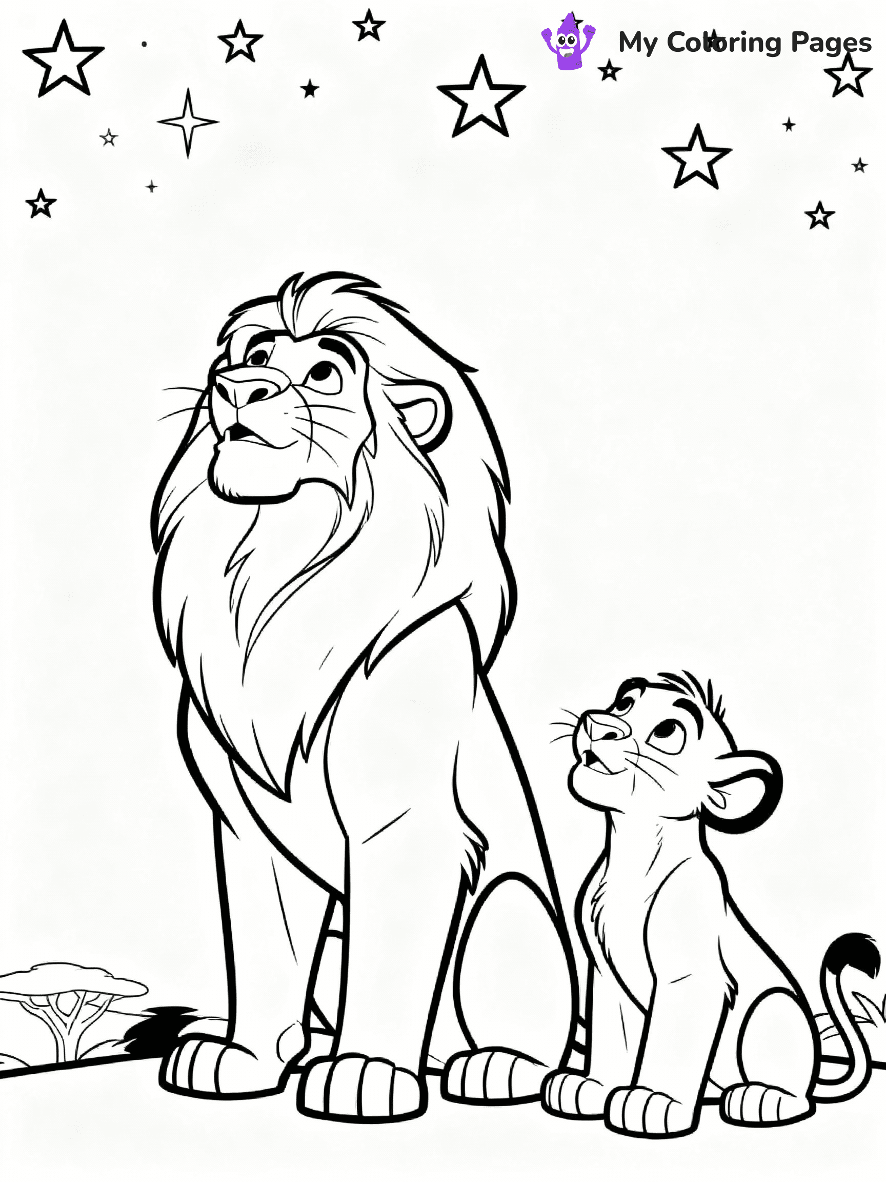 Lion King Coloring Pages - 11