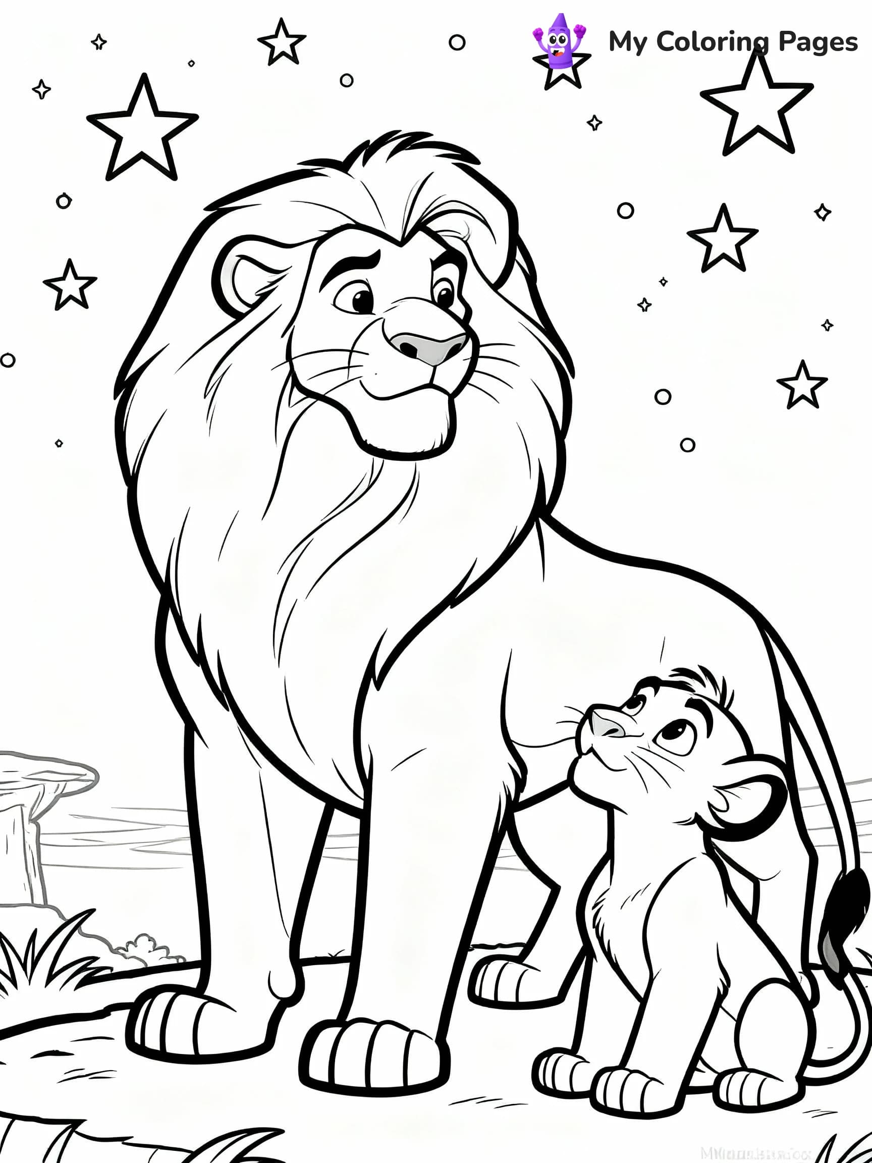 Lion King Coloring Pages - 9