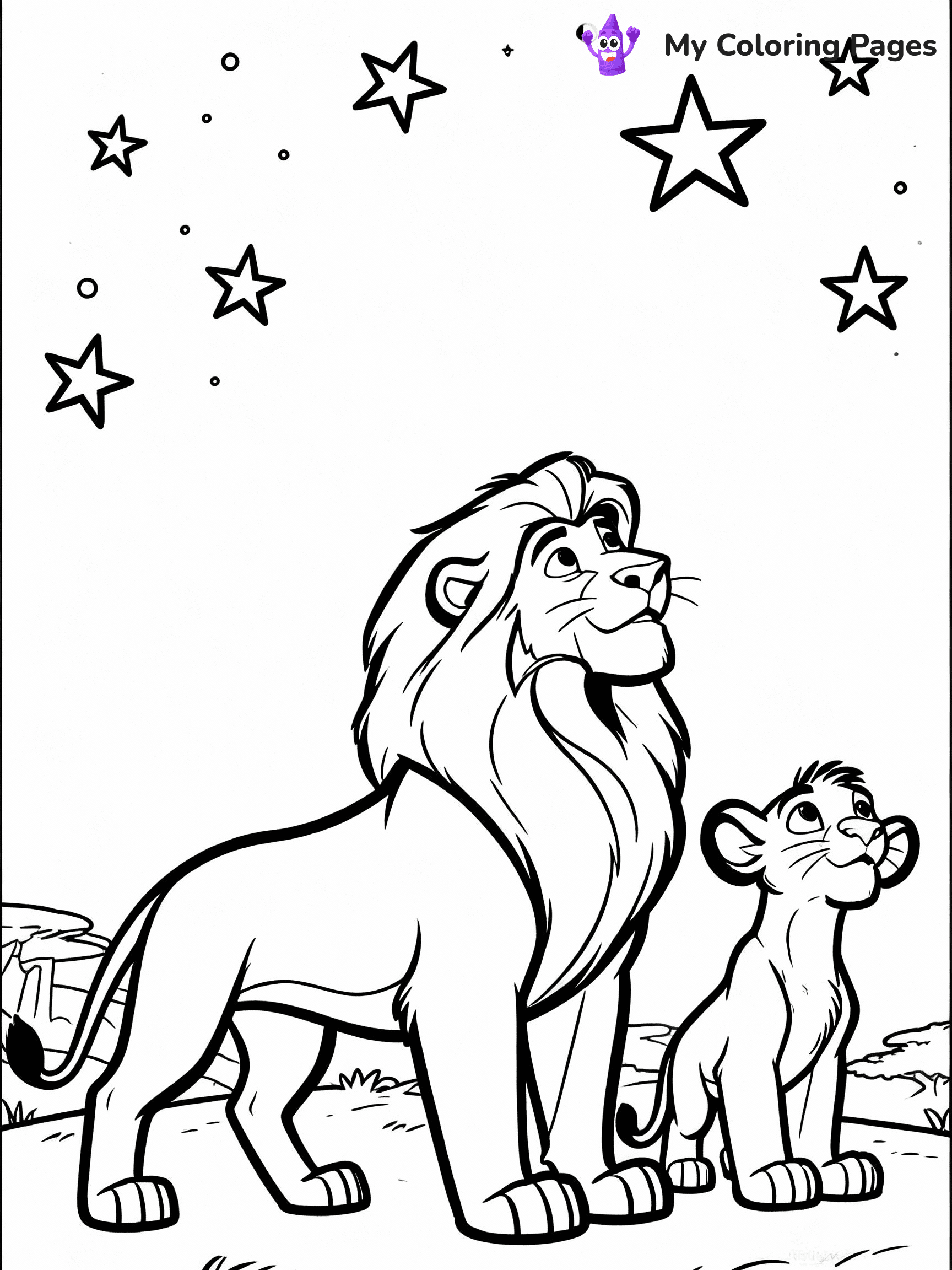 Lion King Coloring Pages - 8