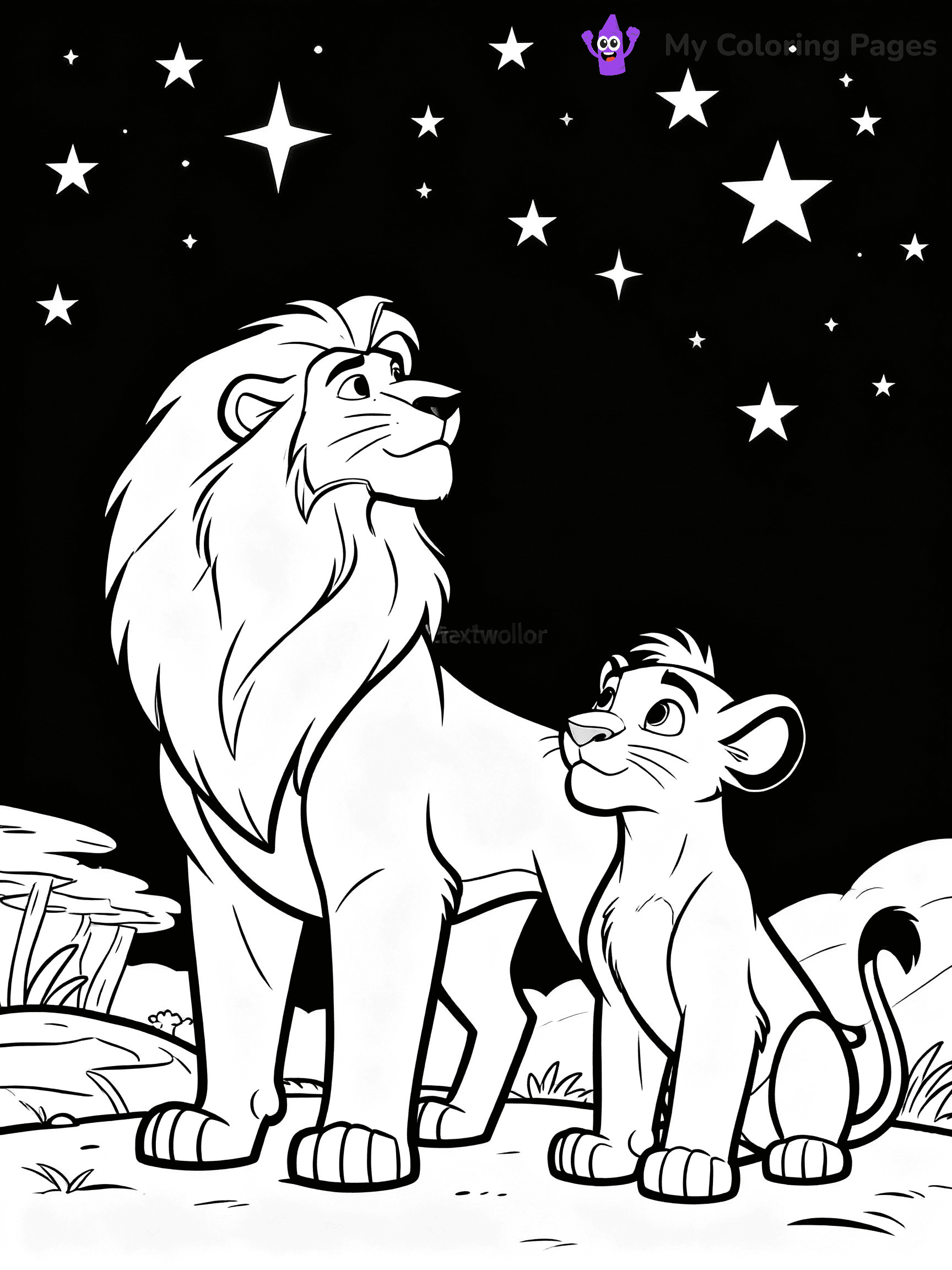 Lion King Coloring Pages - 7