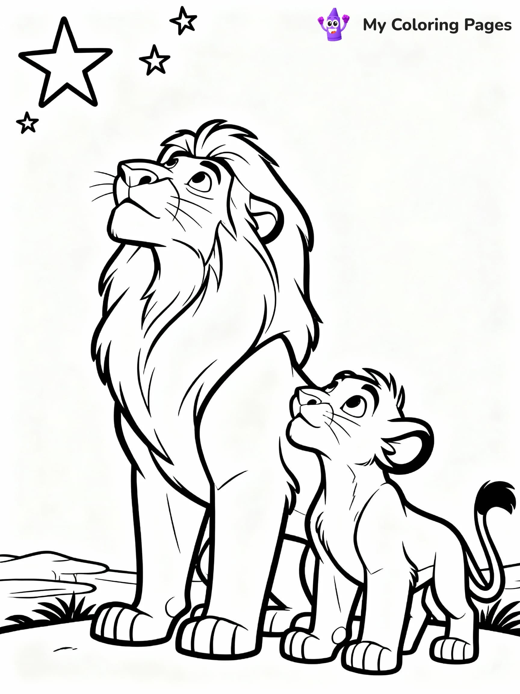 Lion King Coloring Pages - 6