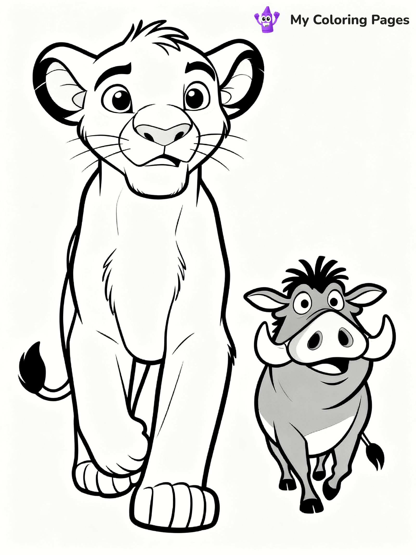 Lion King Coloring Pages - 2