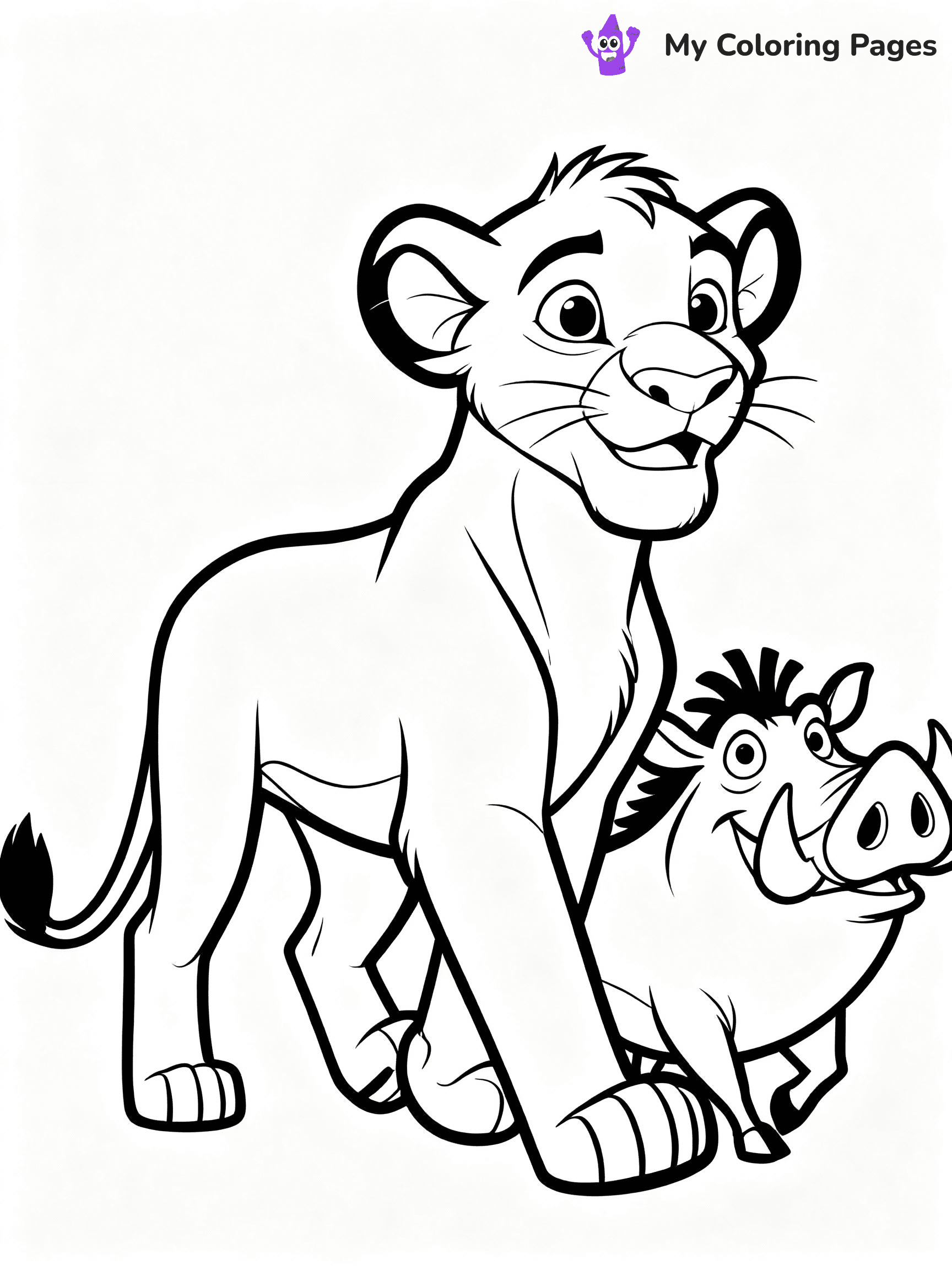 Lion King Coloring Pages - 1