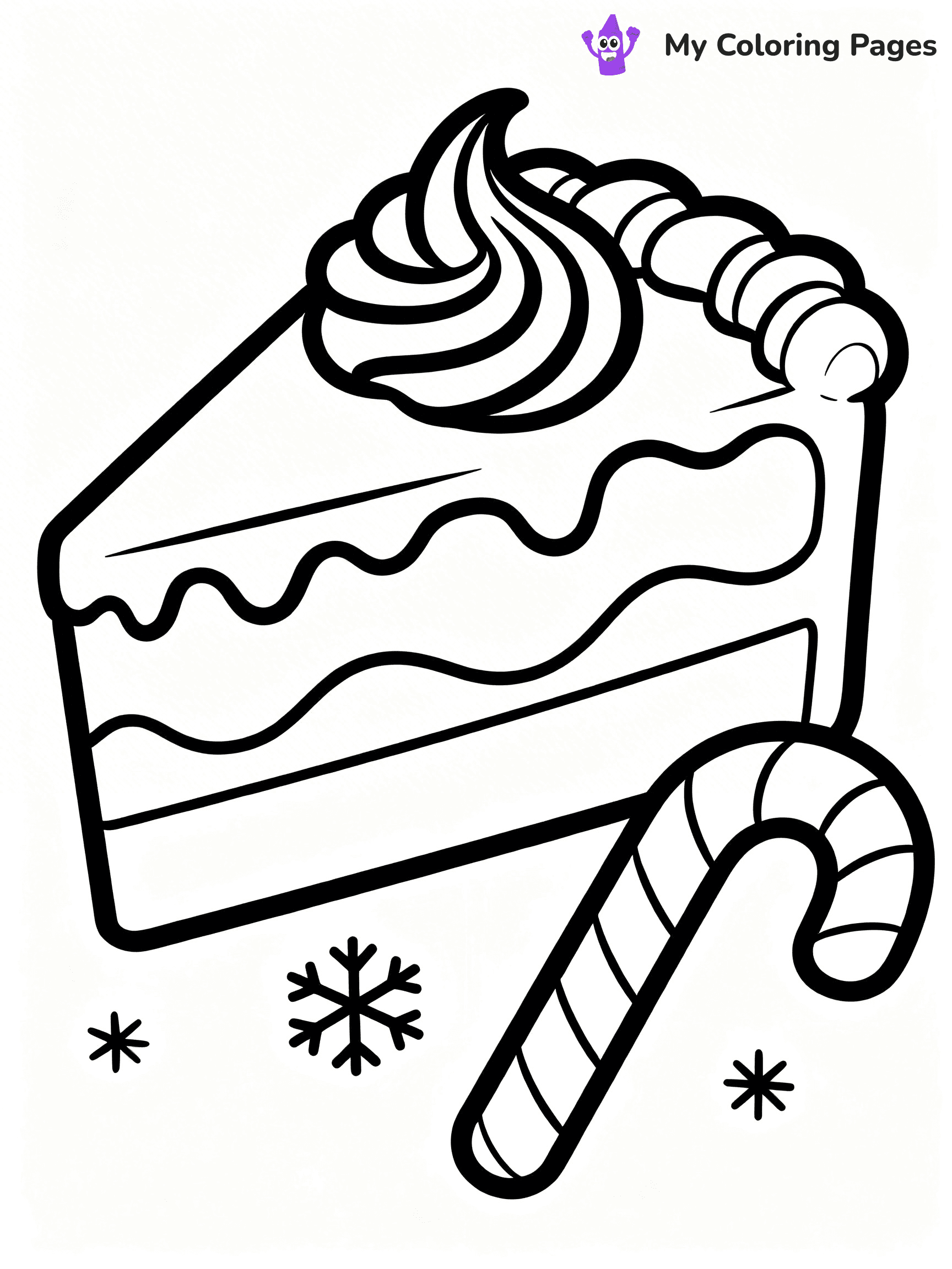 Cake Coloring Pages For Adults - 20