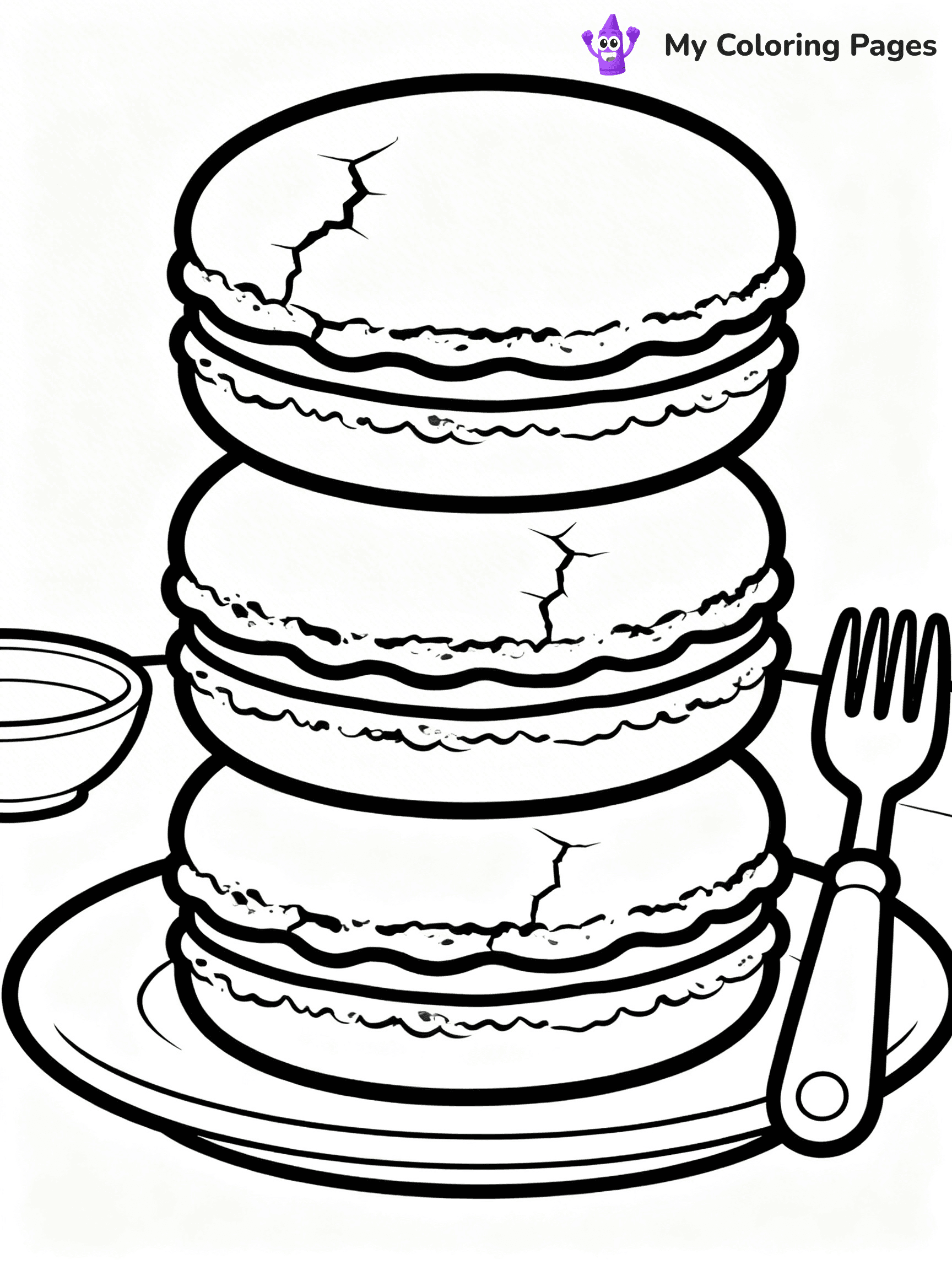Cake Coloring Pages For Adults - 14
