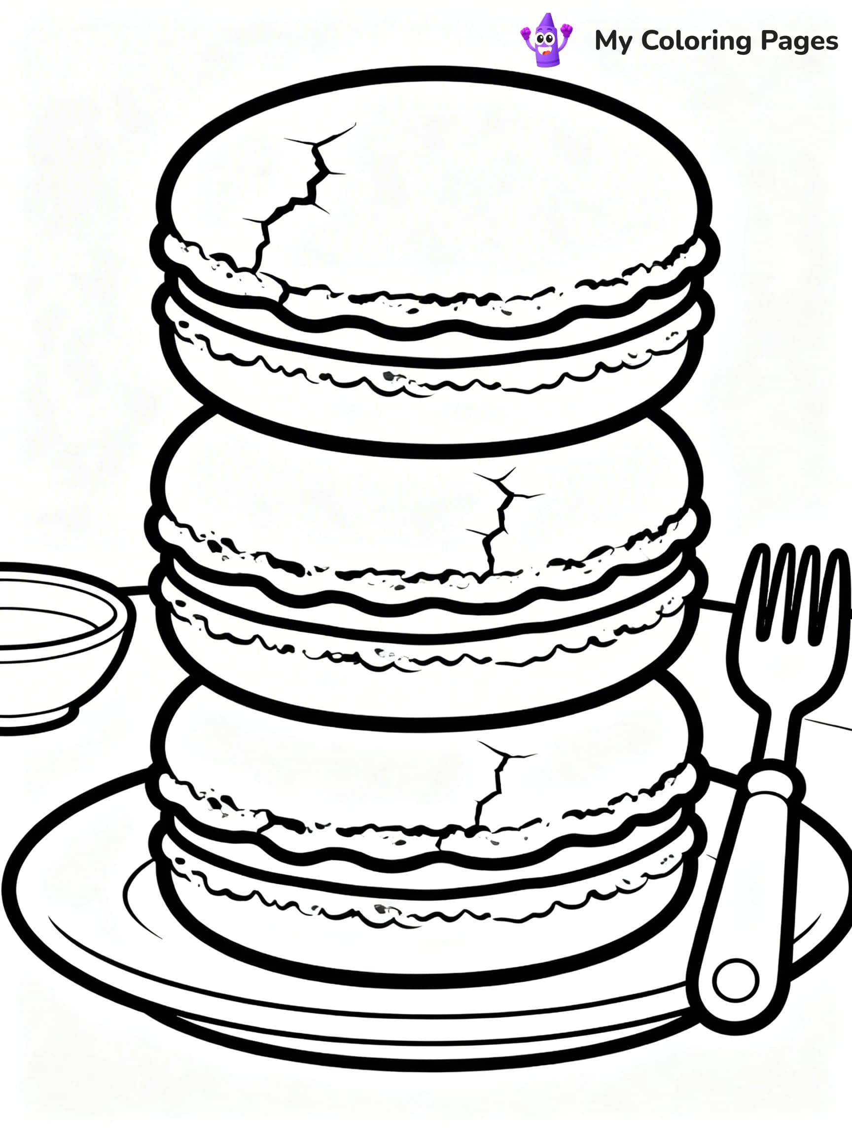 Cake Coloring Pages For Adults - 14