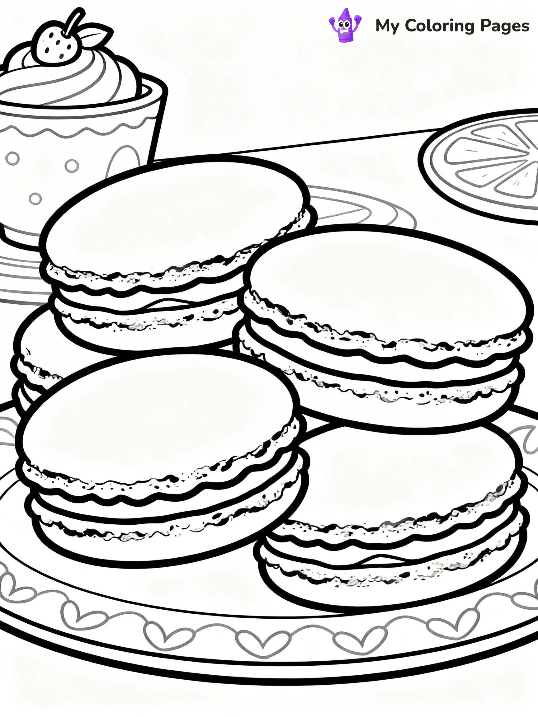 Cake Coloring Pages For Adults - 11