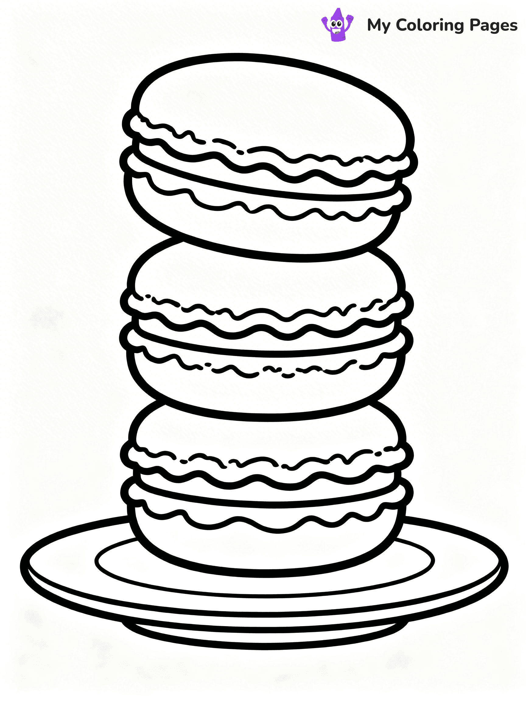 Cake Coloring Pages For Adults - 10