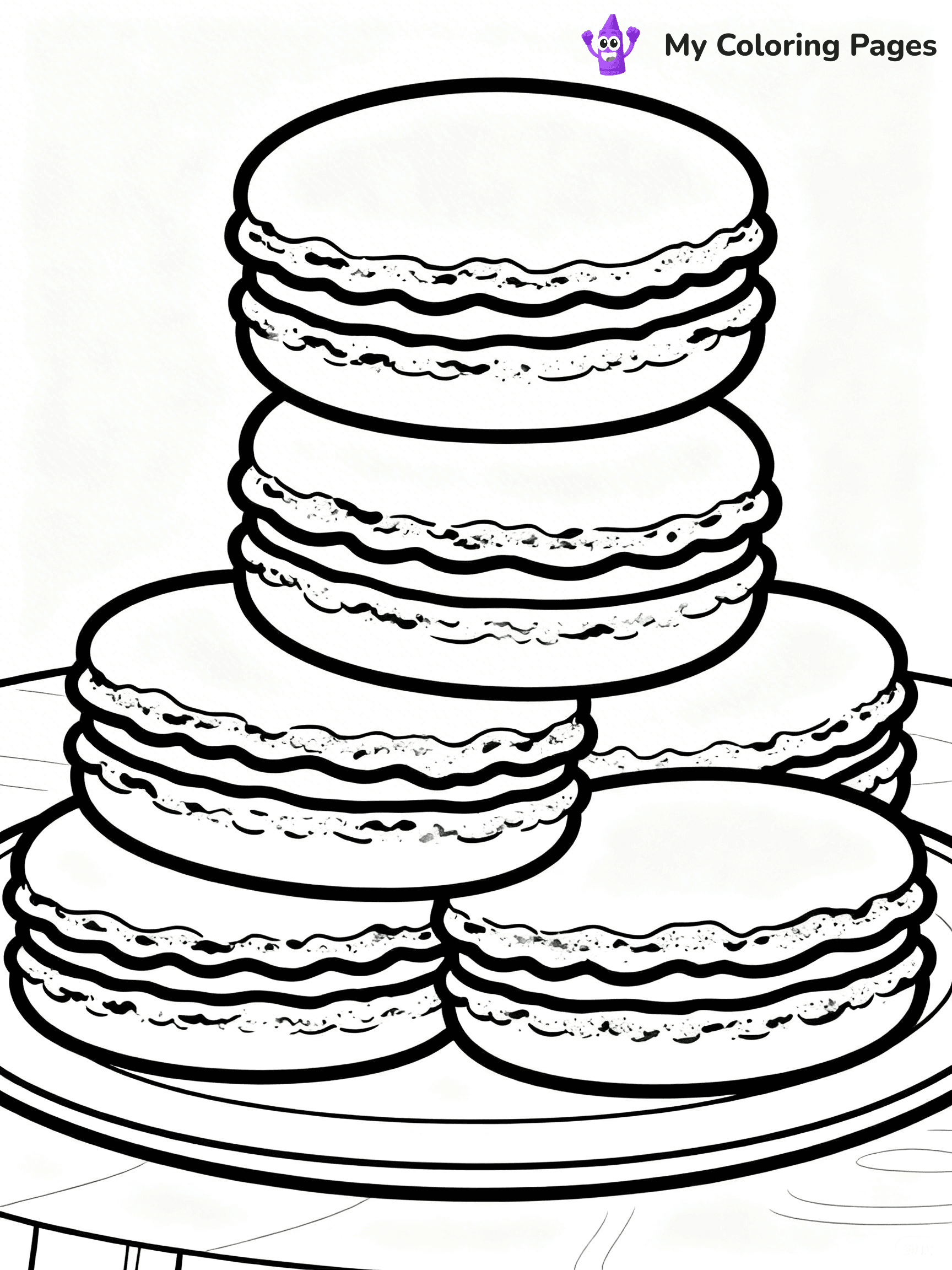 Cake Coloring Pages For Adults - 9