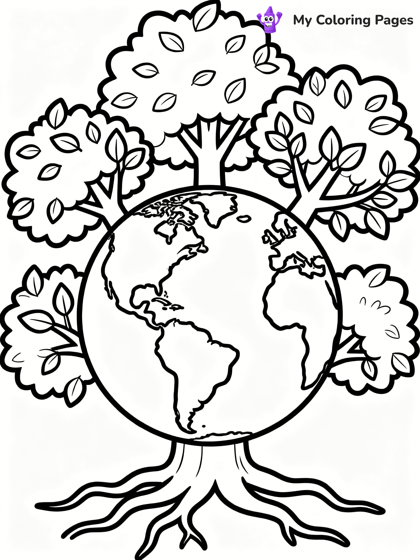 Earth Coloring Pages - 26