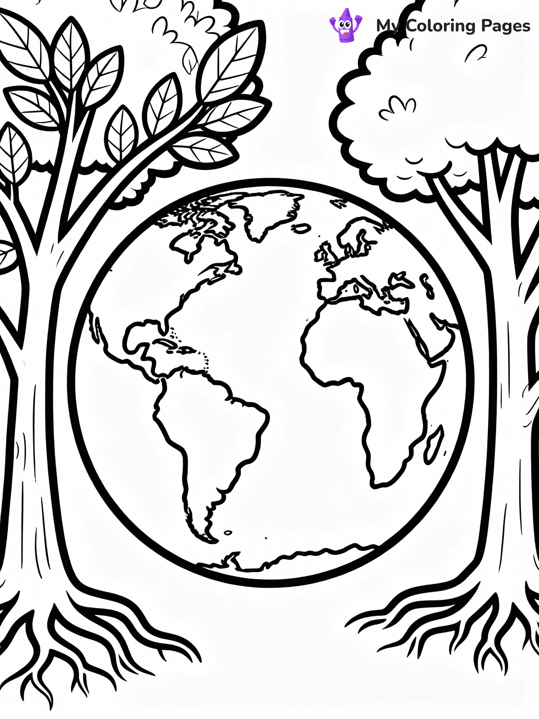 Earth Coloring Pages - 24