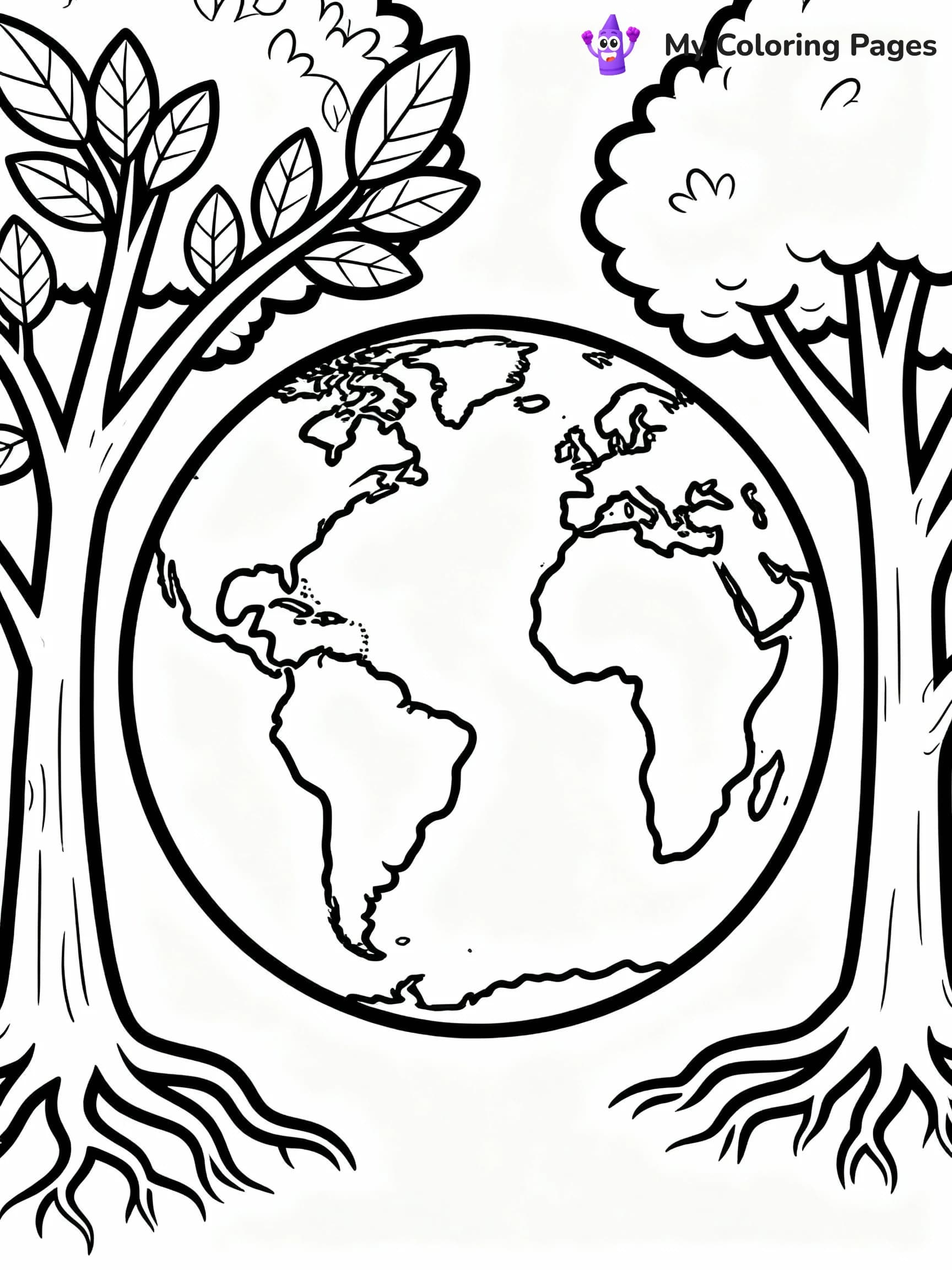 Earth Coloring Pages - 24