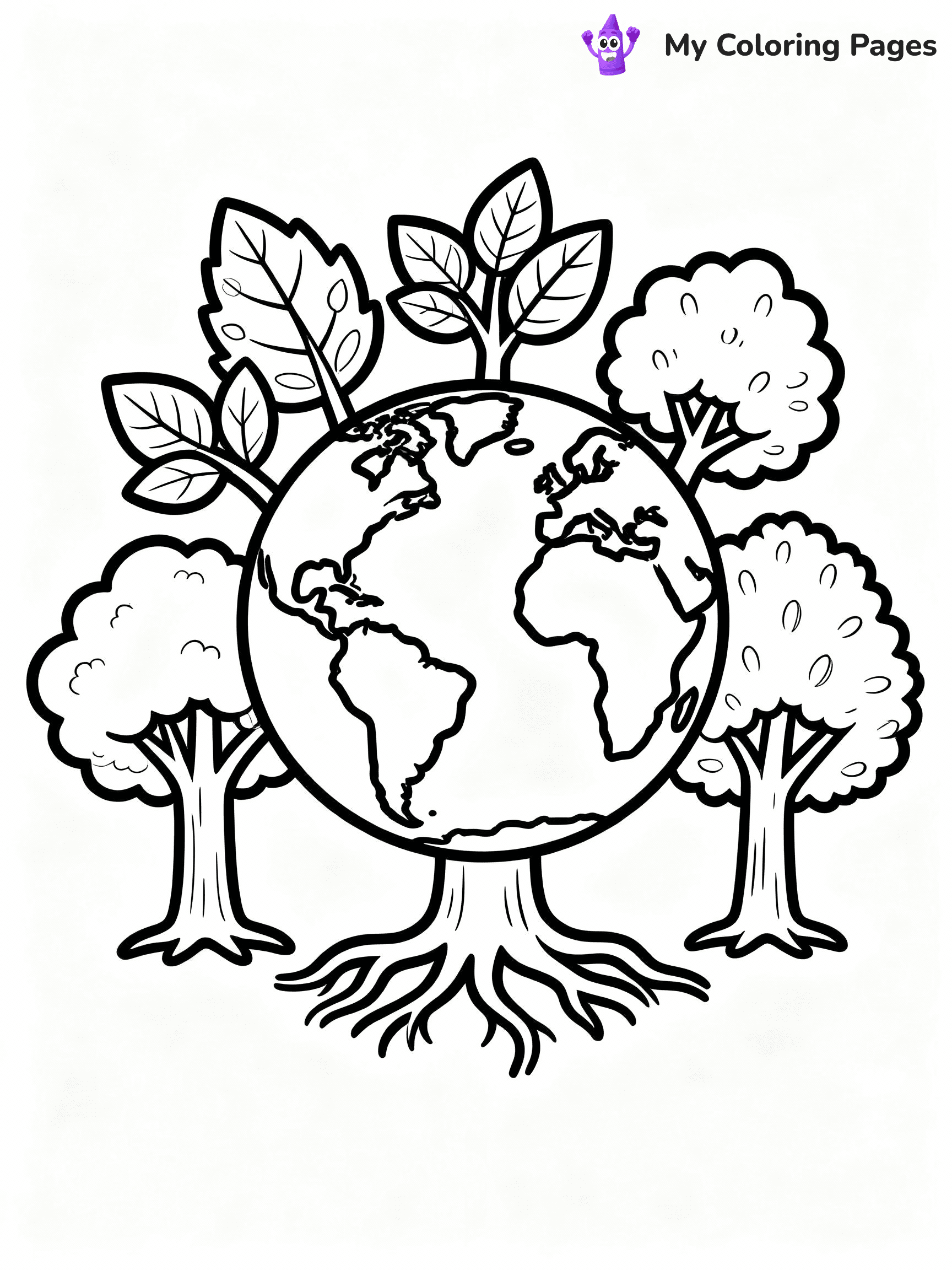 Earth Coloring Pages - 18